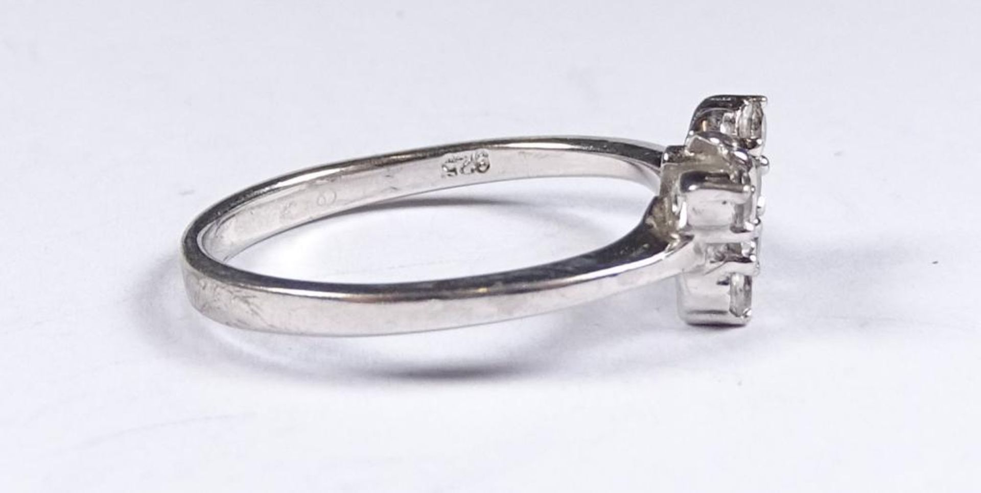 Ring,Silber -925- klare Steine,Schmetterling, 2,5gr., RG 55 - Bild 2 aus 3
