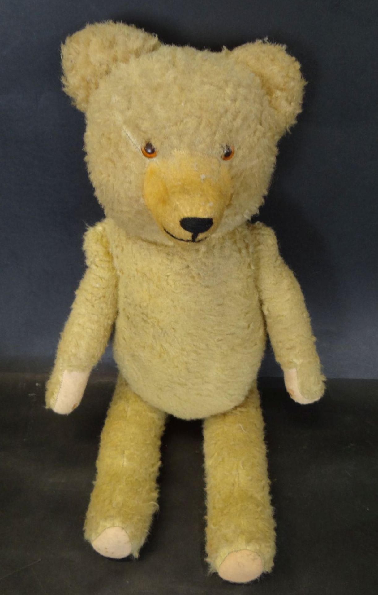 alter Teddy, Holzwolle-Füllung, ein Arm mit Loch, H-53 c - Bild 2 aus 5