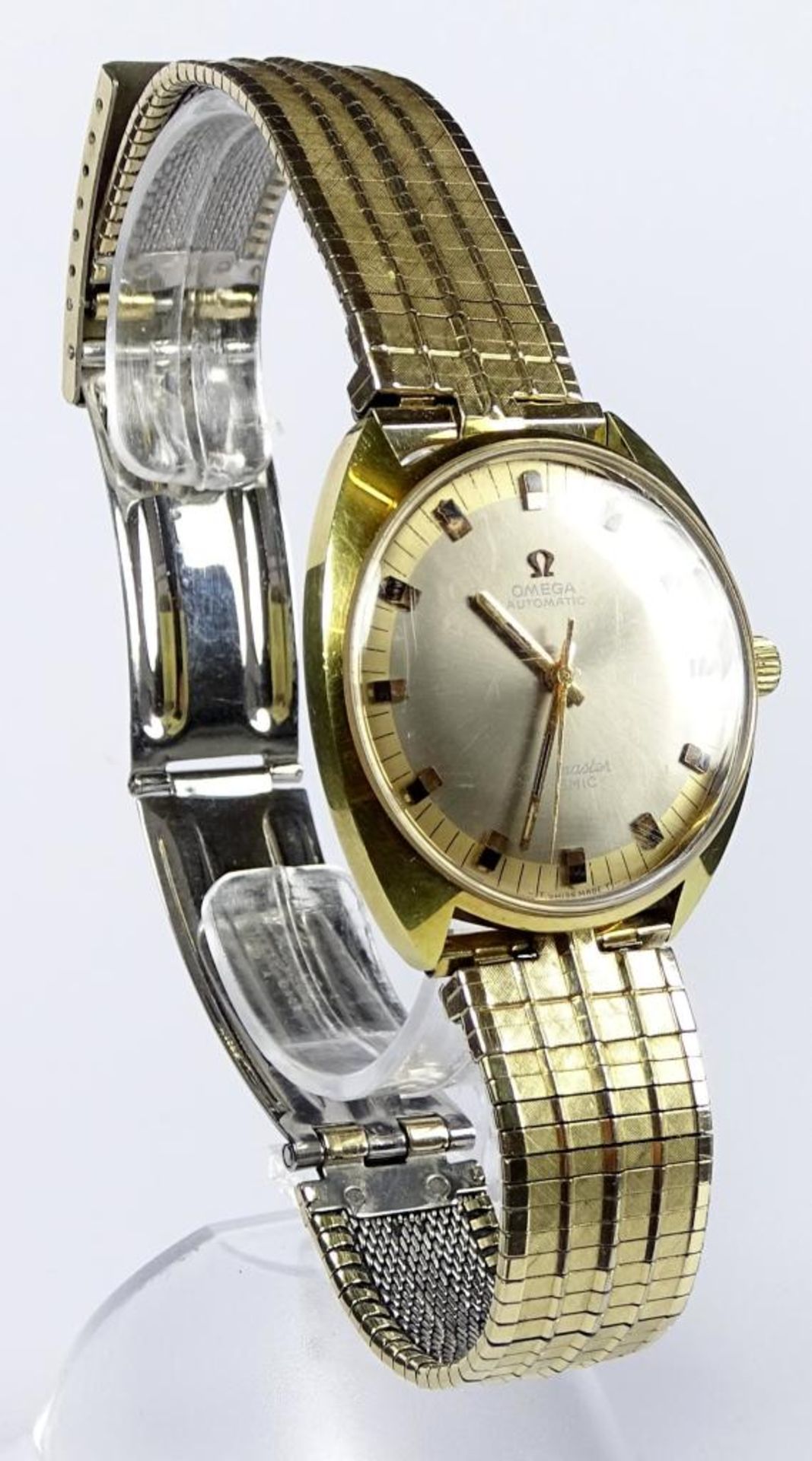 Herrenarmbanduhr "Omega Seamaster",Cosmic,automatik,Werk läuft,vergoldet,d-3,4c - Bild 2 aus 6