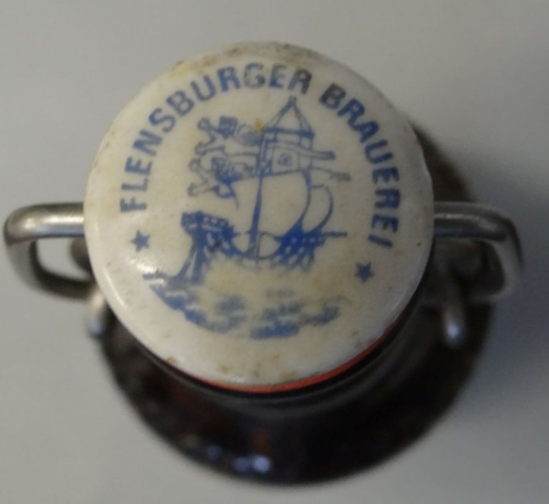 4x div. alte Bierflaschen mit Porzellandeckel - Bild 7 aus 7