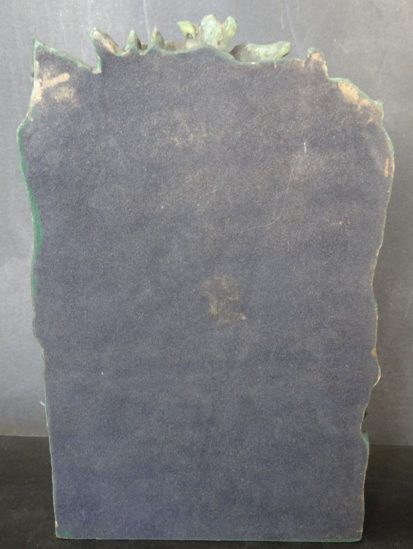 grüne Steinschnitzerei nach Maya-Motiven, 22x15 c - Bild 3 aus 5