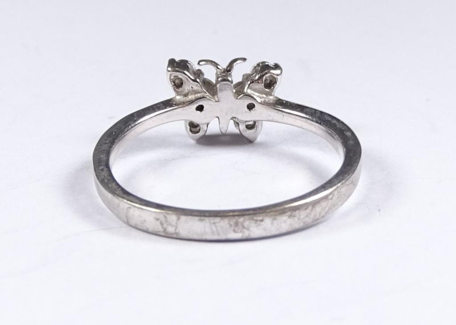 Ring,Silber -925- klare Steine,Schmetterling, 2,5gr., RG 55 - Bild 3 aus 3