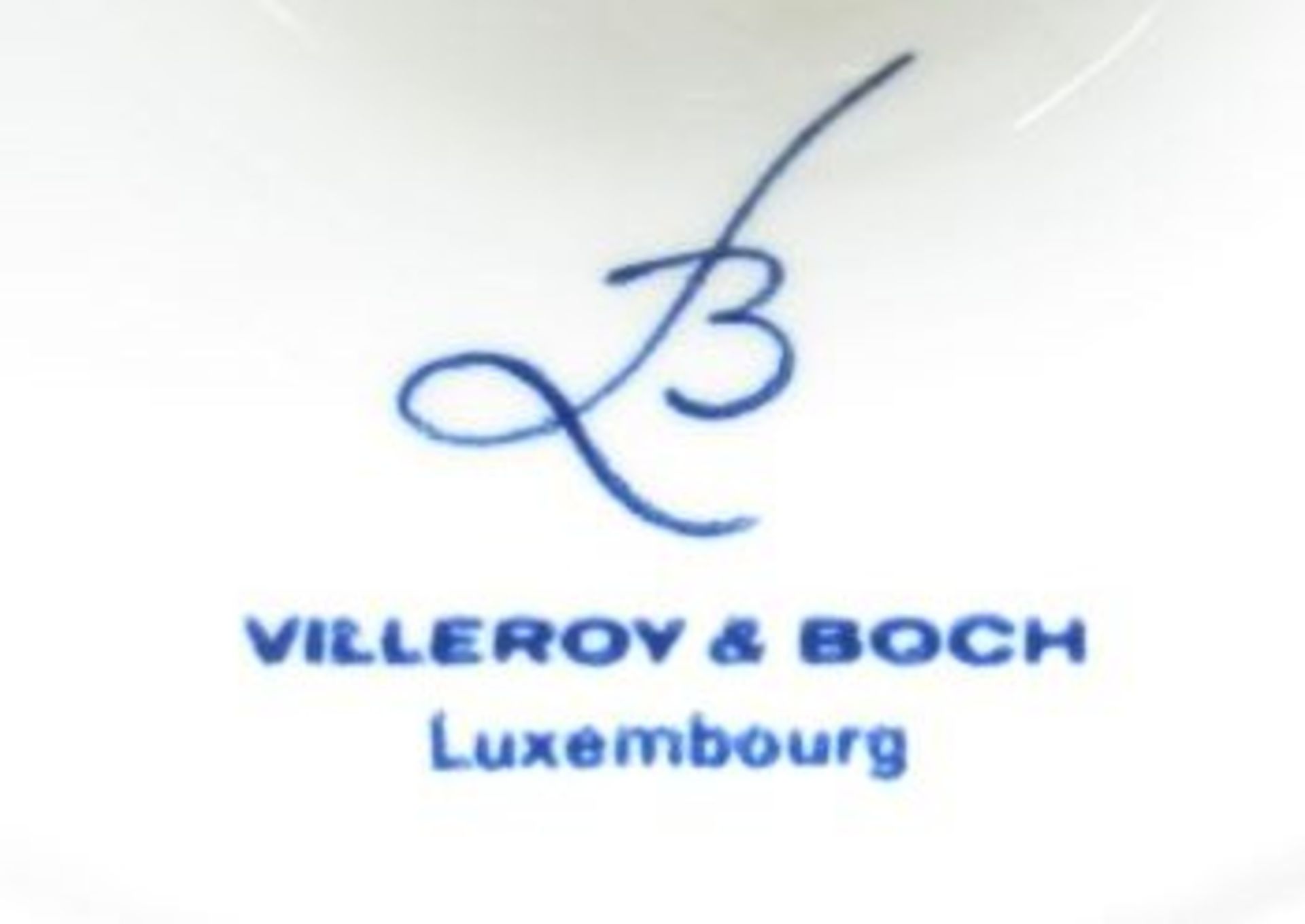 Krug auf Stand, Villeroy u. Boch, Luxemburg, Septfontaine, H-20,5cm. - Bild 2 aus 2