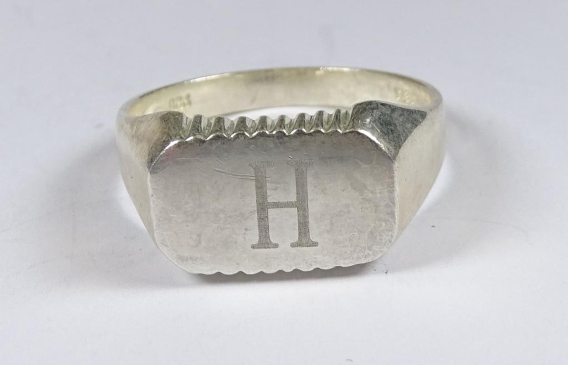 Ring,Silber -925-,"H", 6,0gr., RG 66