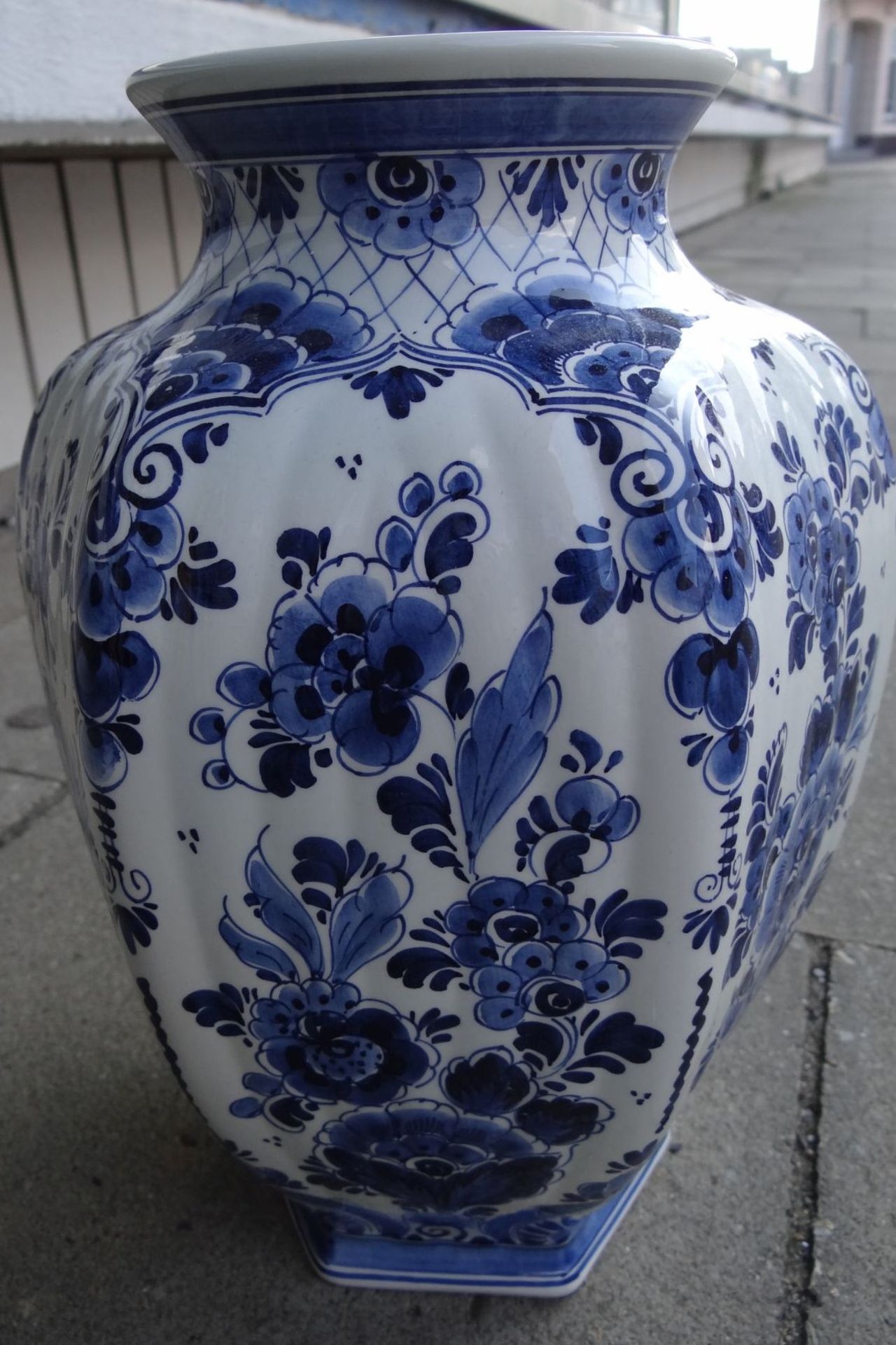 gr. Vase, Delft balu, H-30 cm