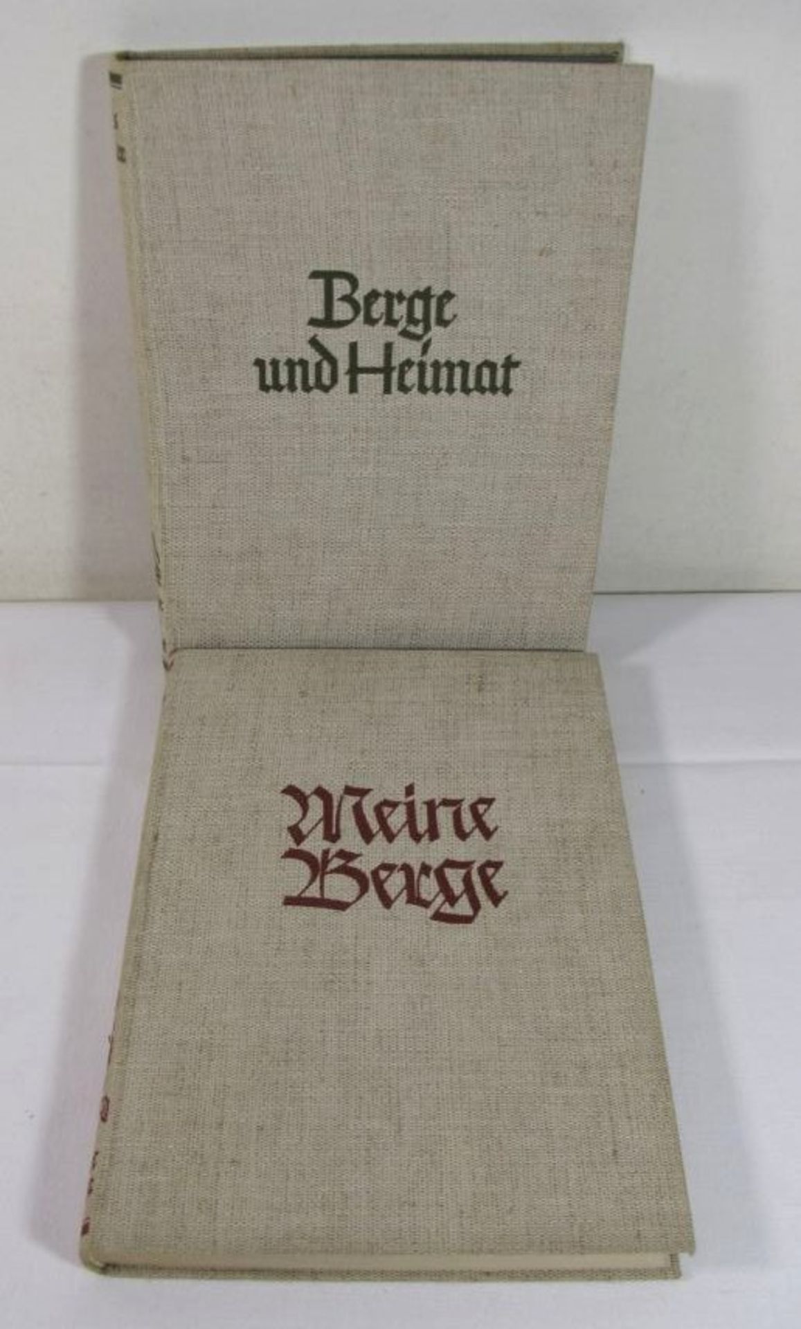 2x Luis Trenker, Berge und Heimat 1935, Meine Berge 1935.