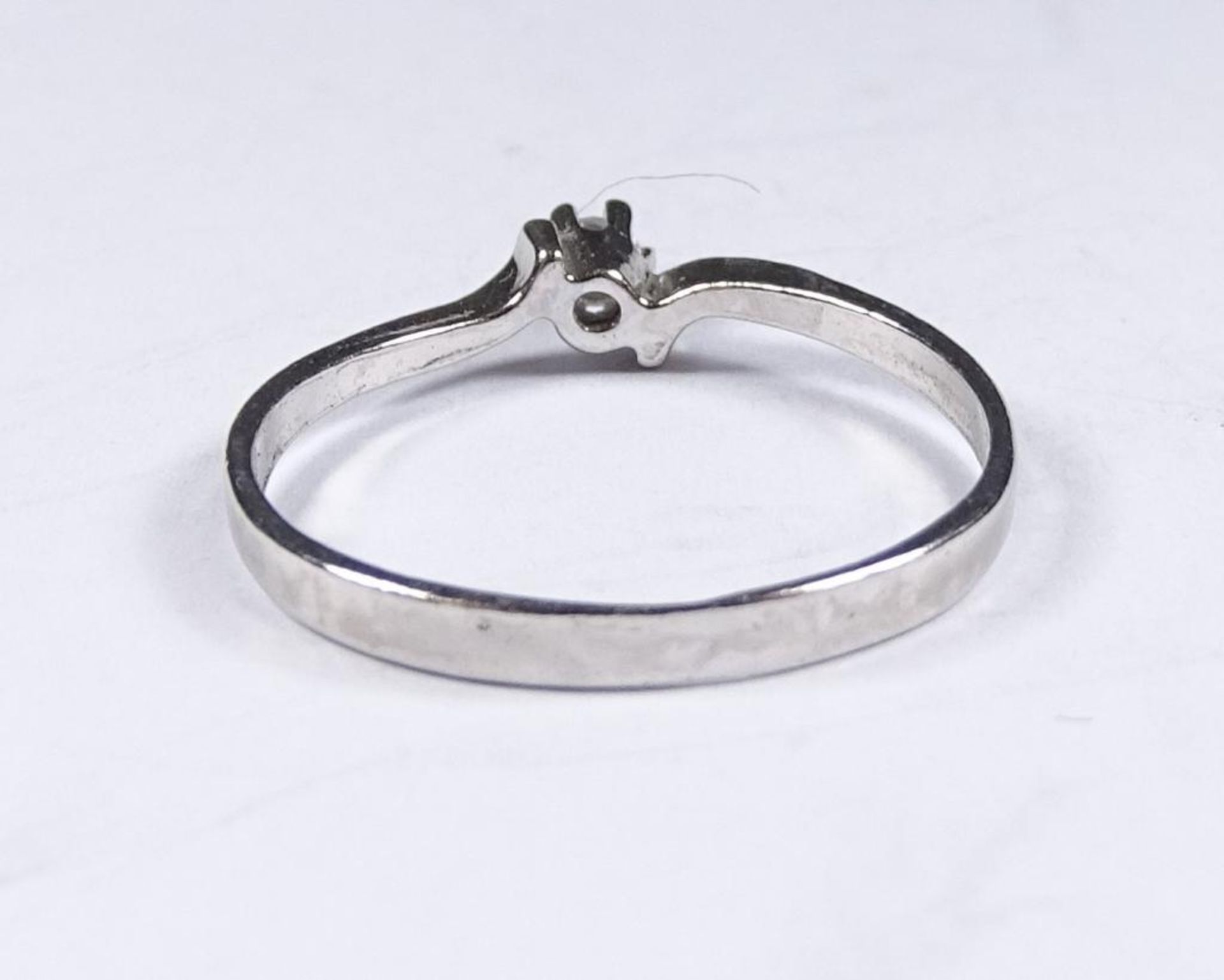 Ring,Silber -925- mit Zirkon,1,1gr., RG 57 - Bild 3 aus 3