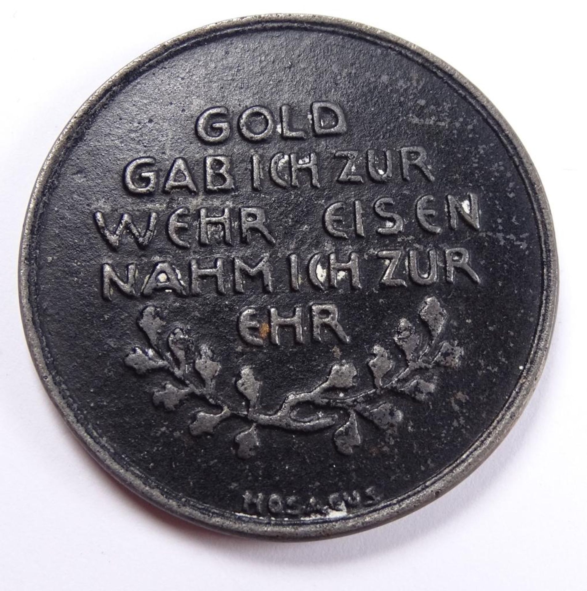 Medaille "In Eisener Zeit 1916" - Bild 2 aus 2
