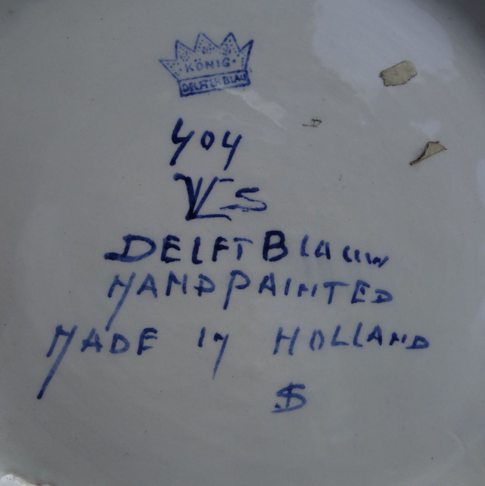hohe Vase, Delft blau H-36 cm - Bild 4 aus 4