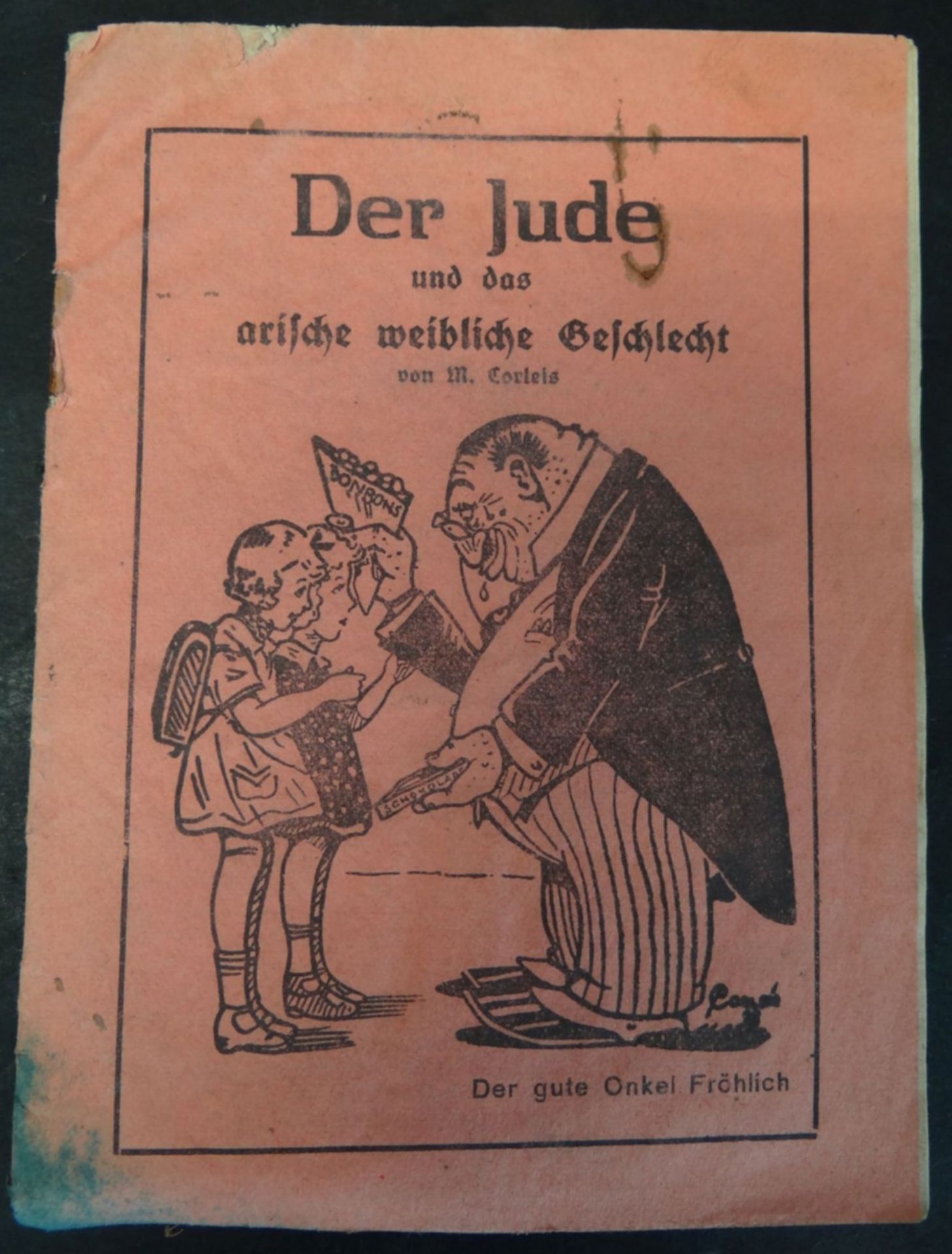 Hetz-Broschüre "Der Jude und das arische weibliche Geschlecht", PP, 15x11 cm, 18 Seiten, Alters-u.