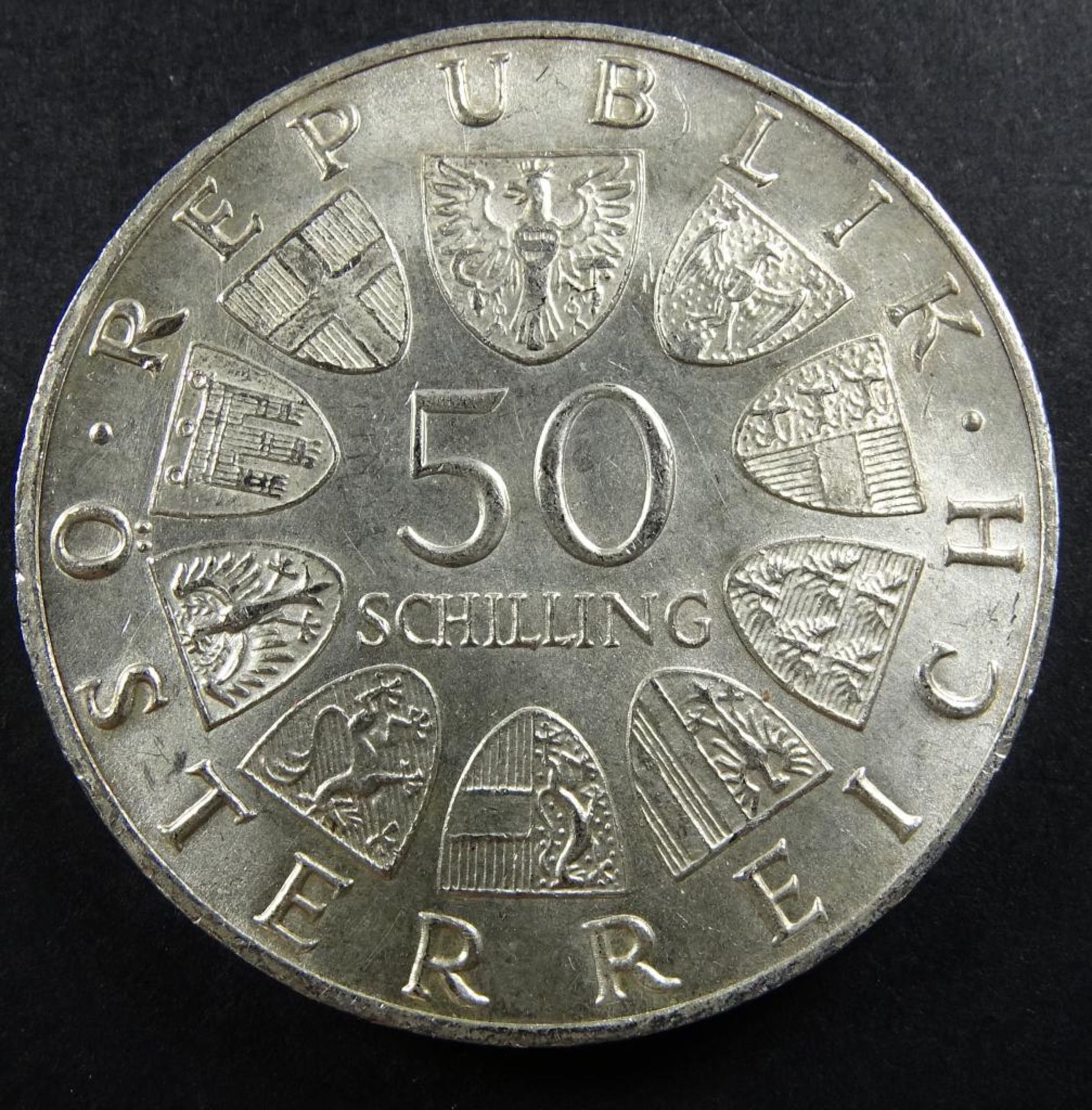 50 Schilling, Österreich,Silber, 19,9gr