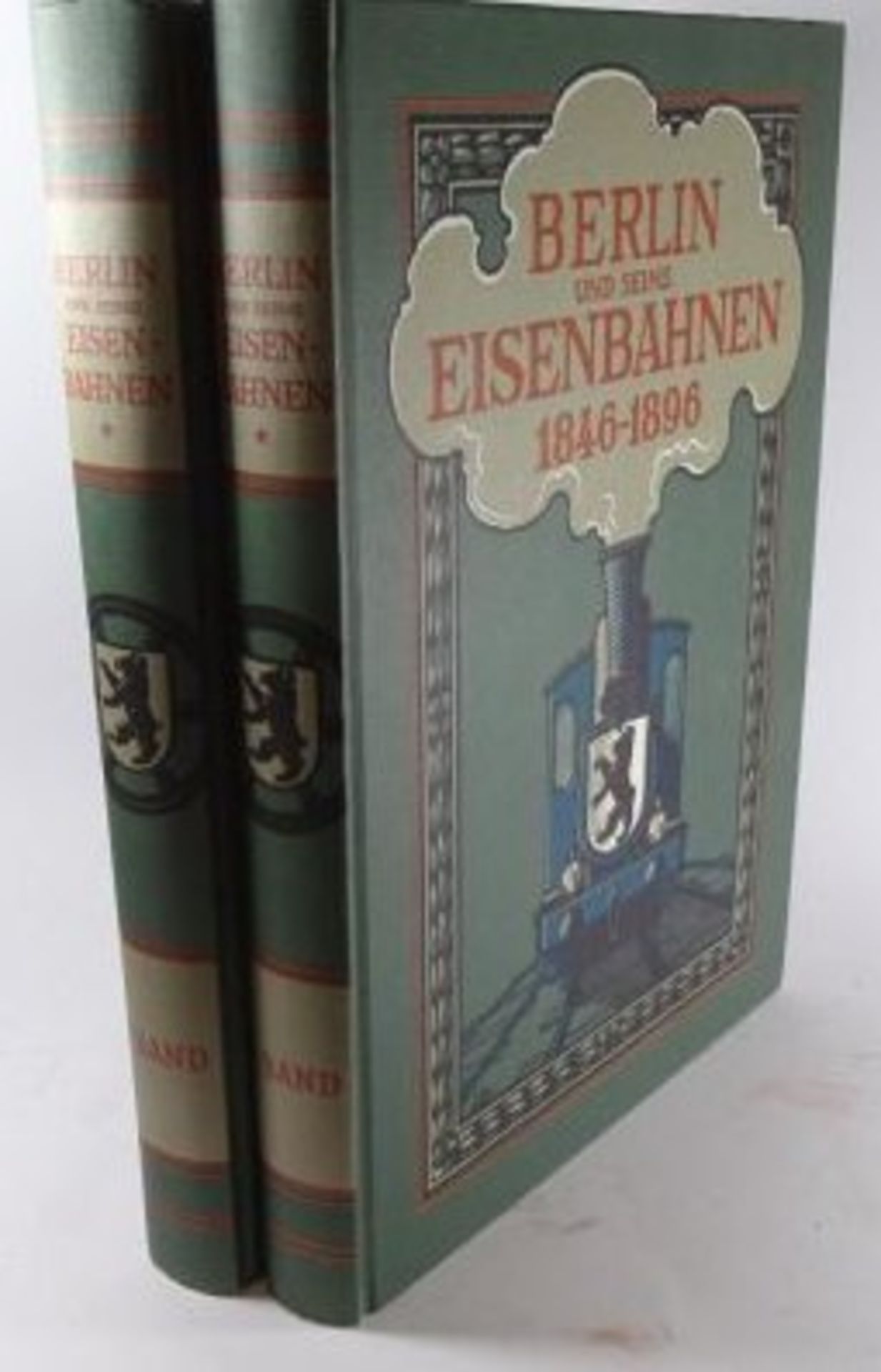 2 Bände "Berlin und seine Eisenbahnen" , 1982 Reprint von 1896, neuwertig, 31,5x24 c