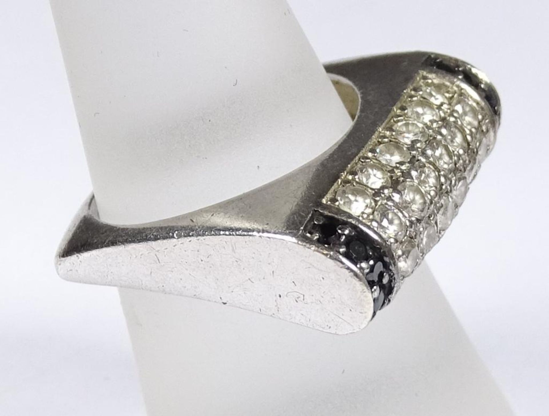 Ring,Silber -925- mit Zirkone, 5,8gr., RG 53 - Bild 2 aus 3