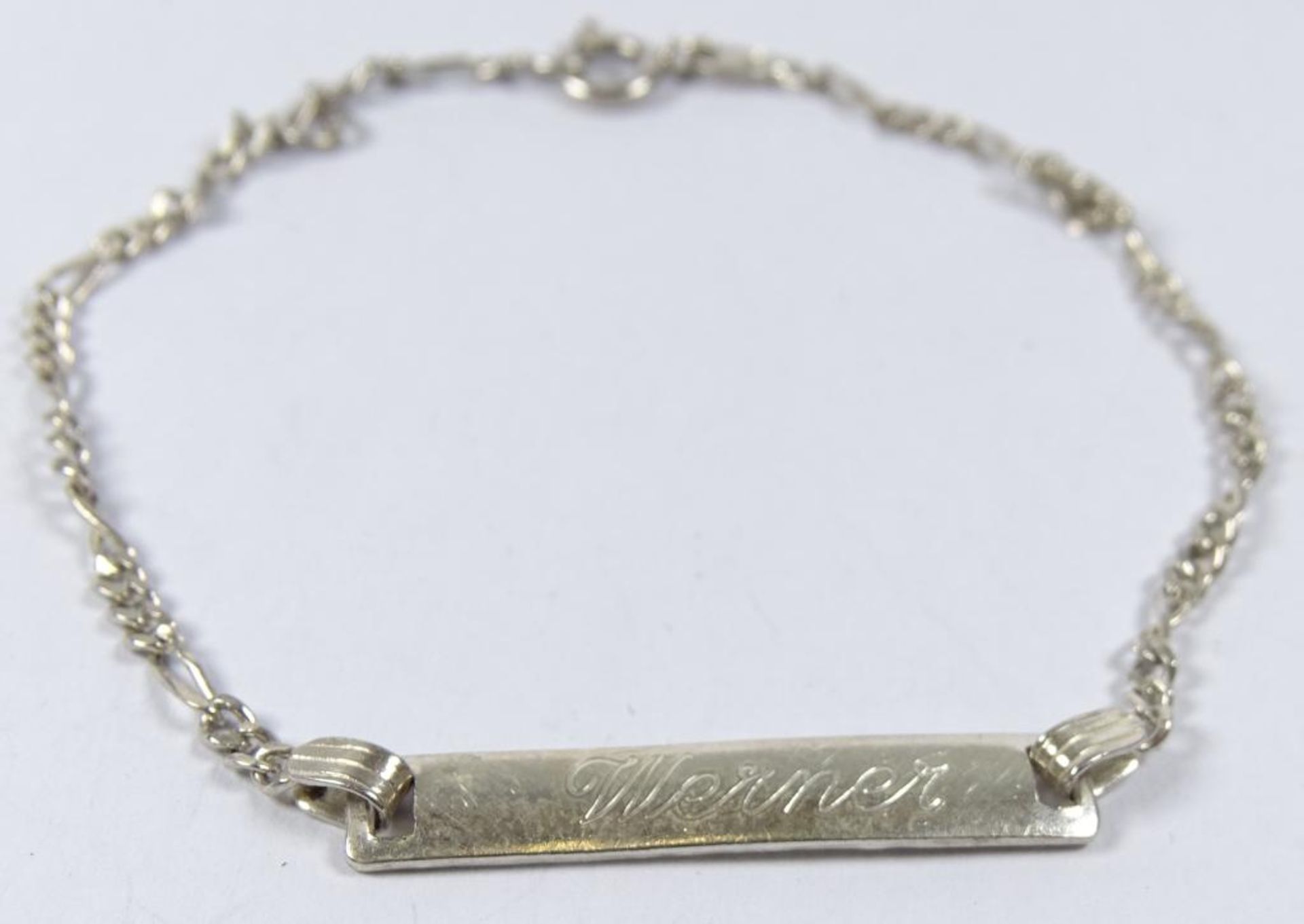 Armband,Silber -925- "Werner",L-19cm, 2,6gr.