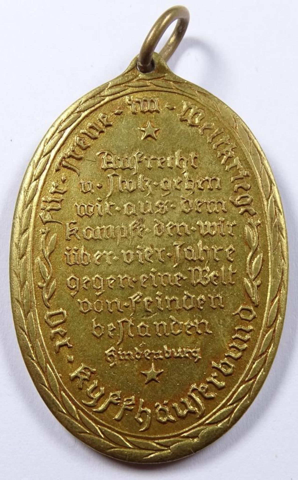 Medaille "Kyffhäuser","Für treue im Weltkrieg - Bild 2 aus 2