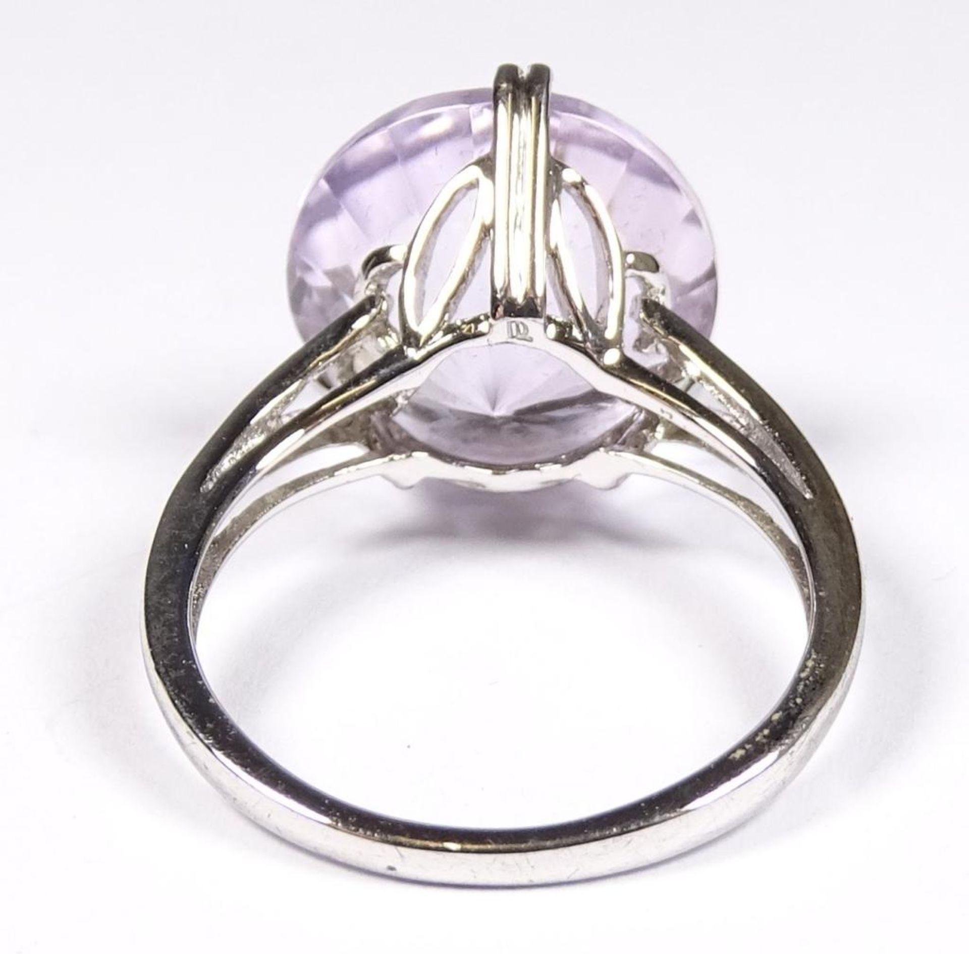 Ring,Silber -925- mit Amethyst, 4,9gr., RG 57 - Bild 3 aus 4