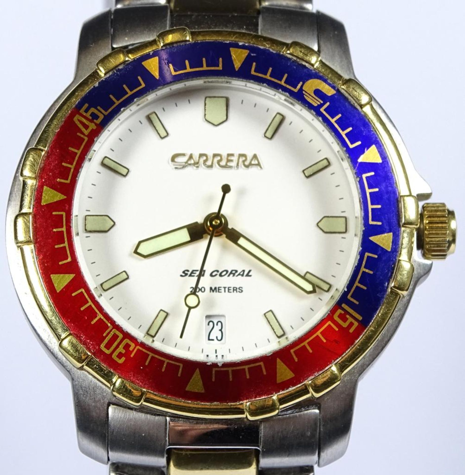 Armbanduhr "Carrera"Sea Coral,Quartz,läuft,d-34mm - Bild 2 aus 7