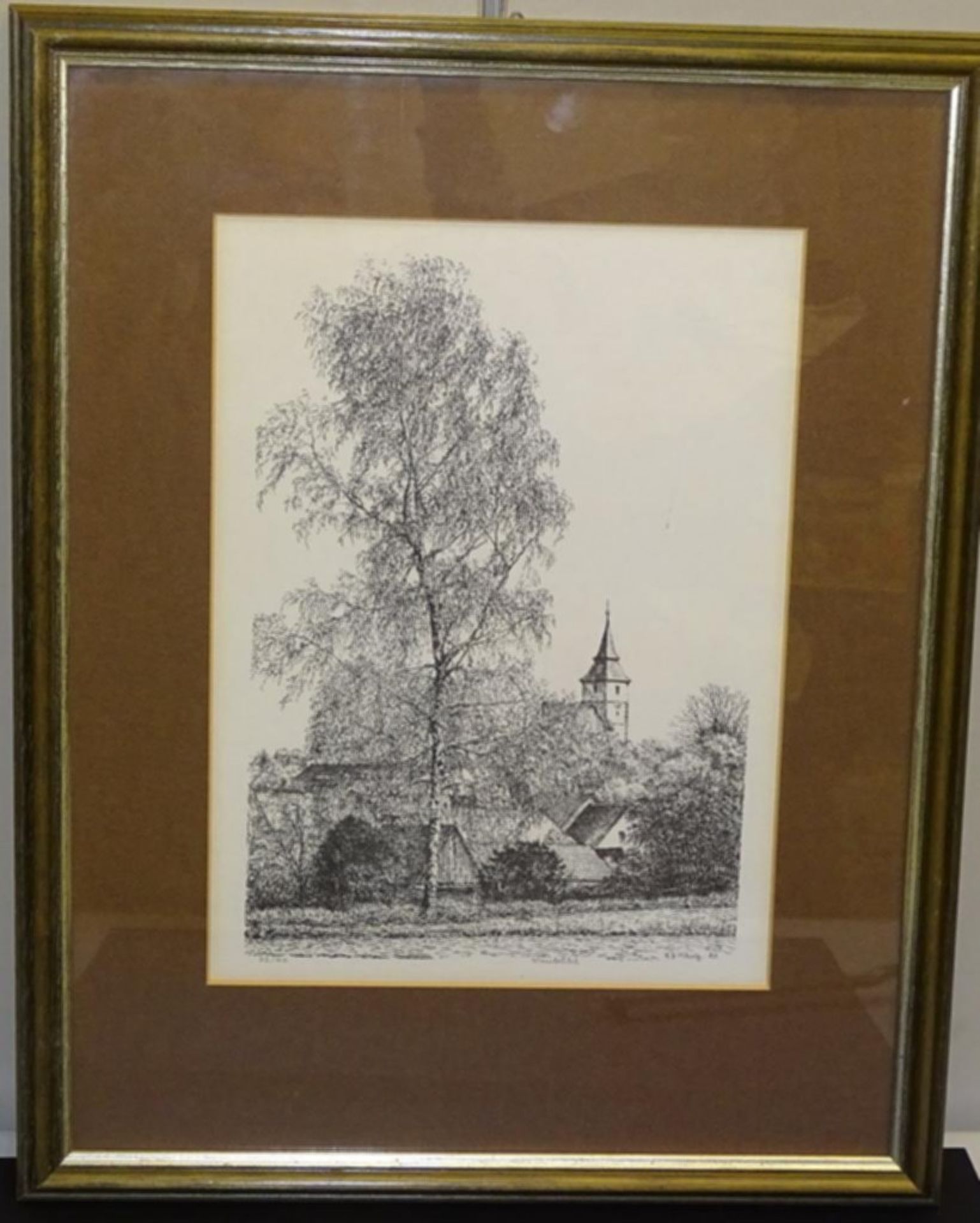 H.J. Klug, 50-80 erer Jahre, 8x Aquarelle/Lithografien, von Föhr bis Ahrenshoop, alle ger/Glas, RG - Bild 3 aus 10