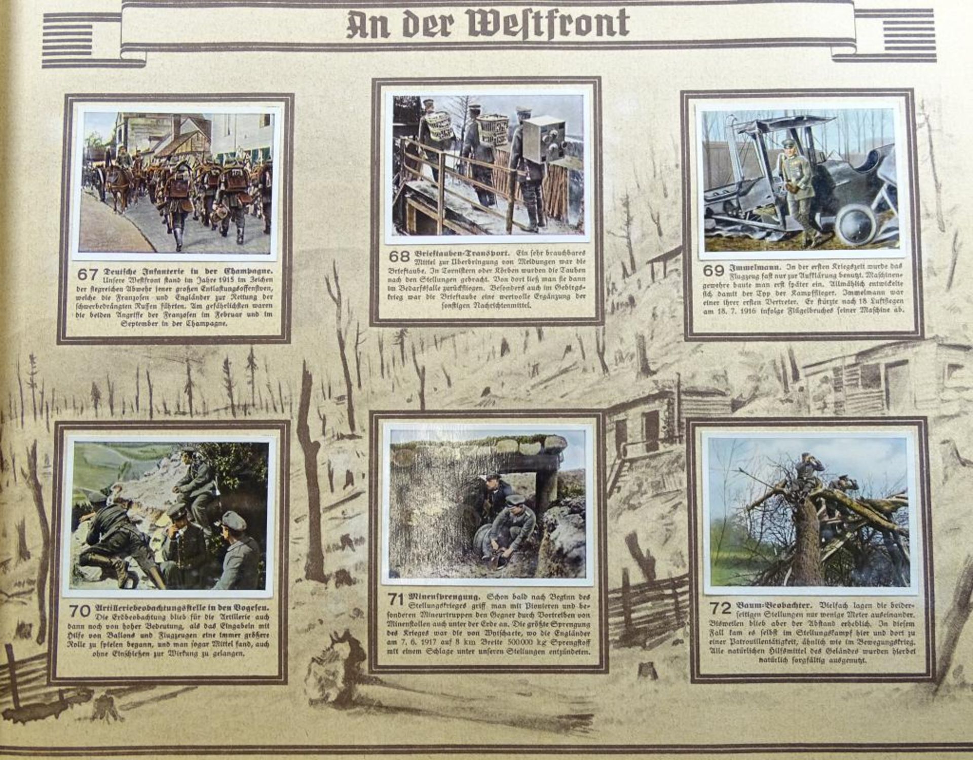 Sammelalbum "Der Weltkrieg" - Bild 4 aus 7