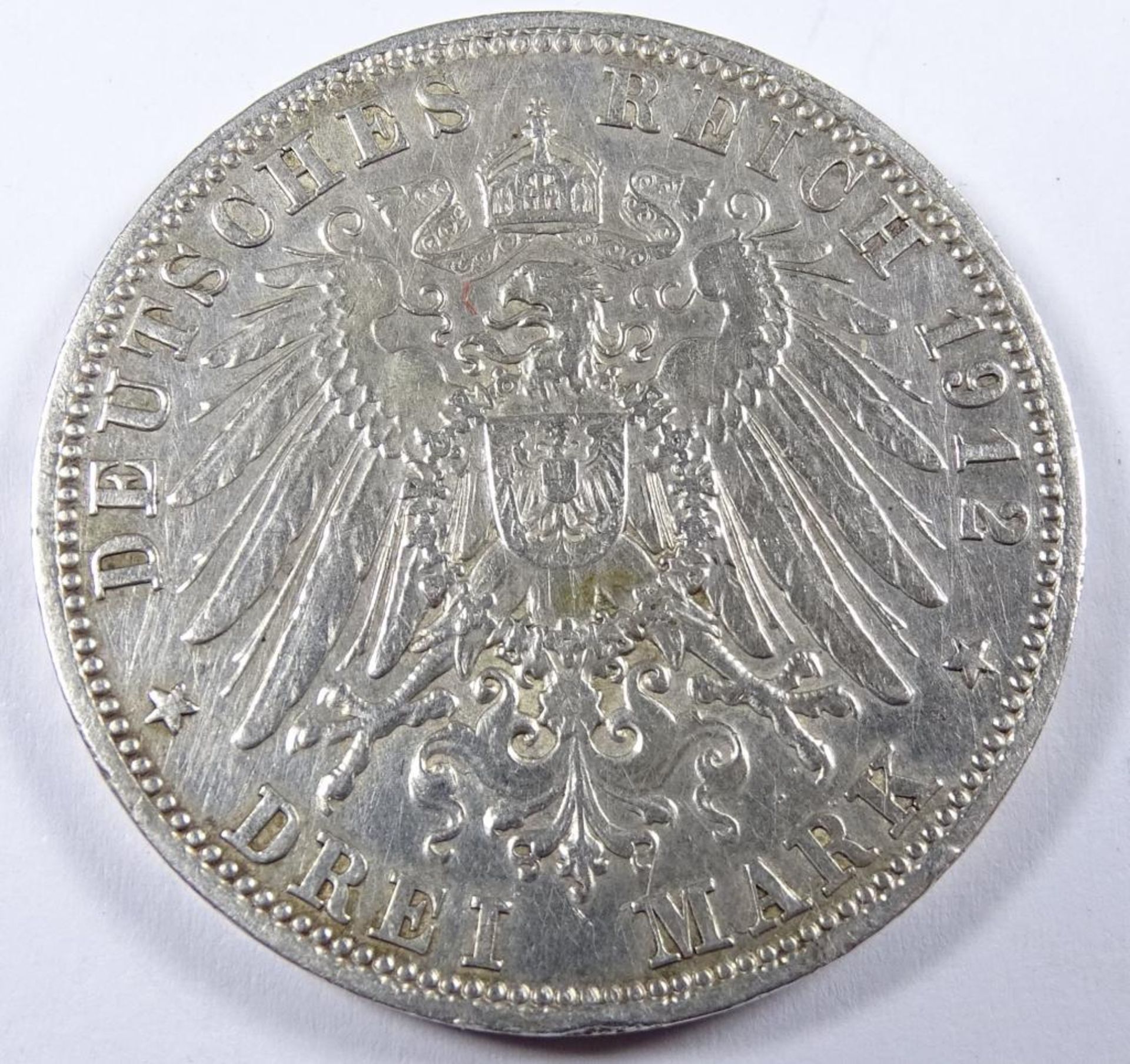 Drei Mark 1912, Deutsches Reich, Otto König von Bayer