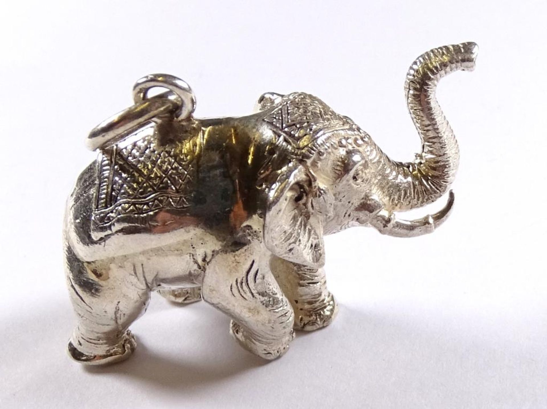 Elefant Anhänger,Silber, 18gr.,H-26x41m - Bild 2 aus 3