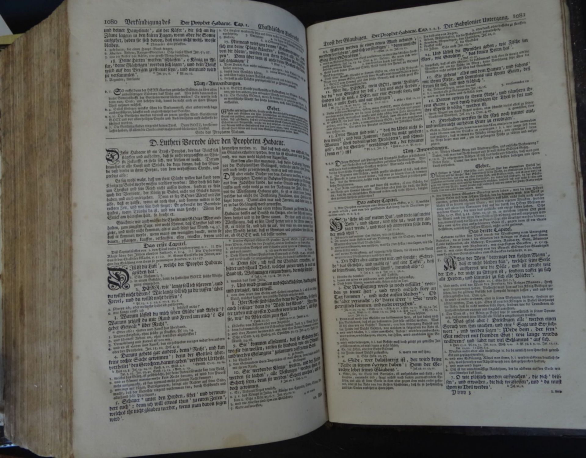 Martin Luther "Biblia-oder die ganze hl. Schrift" Tübingen 1729, Gebrauchsspuren, Einband der Zeit - Bild 10 aus 10