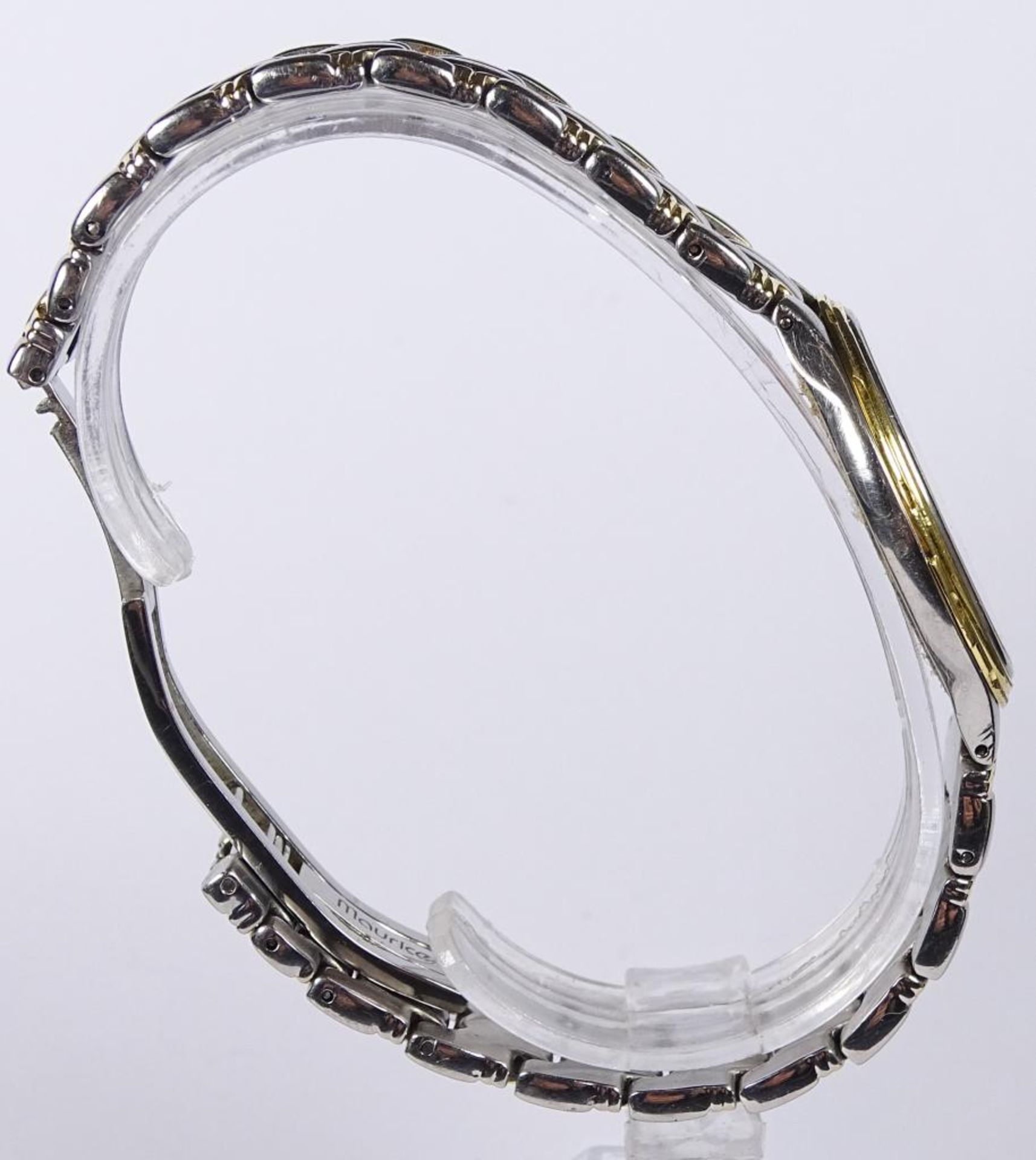 Armbanduhr "Maurice Lacroix",Quartz,läuft,Saphirglas,d-33mm,Deckel offen (anbei - Bild 3 aus 4