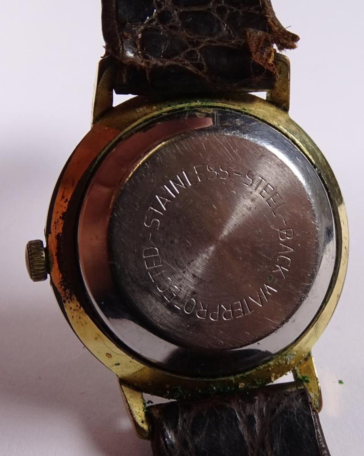 Herrenarmbanduhr "Kienzle",automatik,Werk läuft,d-3,4cm,Alters-u. Gebrauchsspuren,Tragespure - Bild 5 aus 5