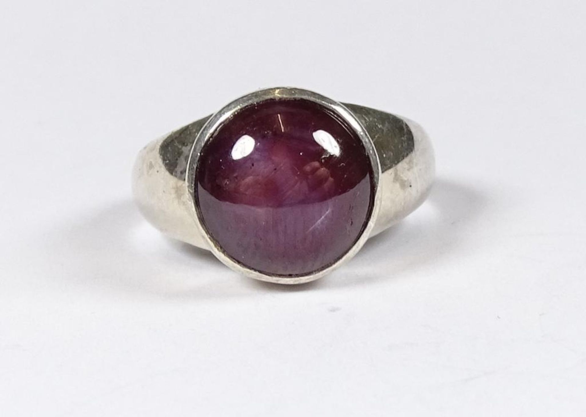 Ring,Silber -925- Rubin,5,1gr., RG 53
