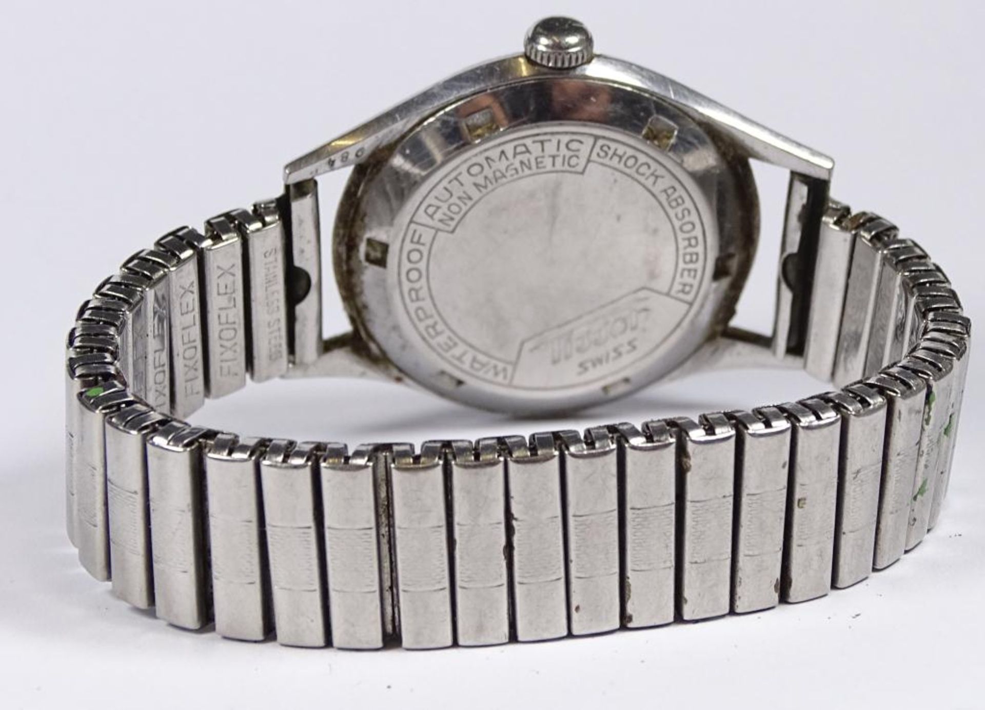 Armbanduhr"Tissot",automatic,Werk läuft,Edelstahl,Tragespure - Bild 5 aus 5