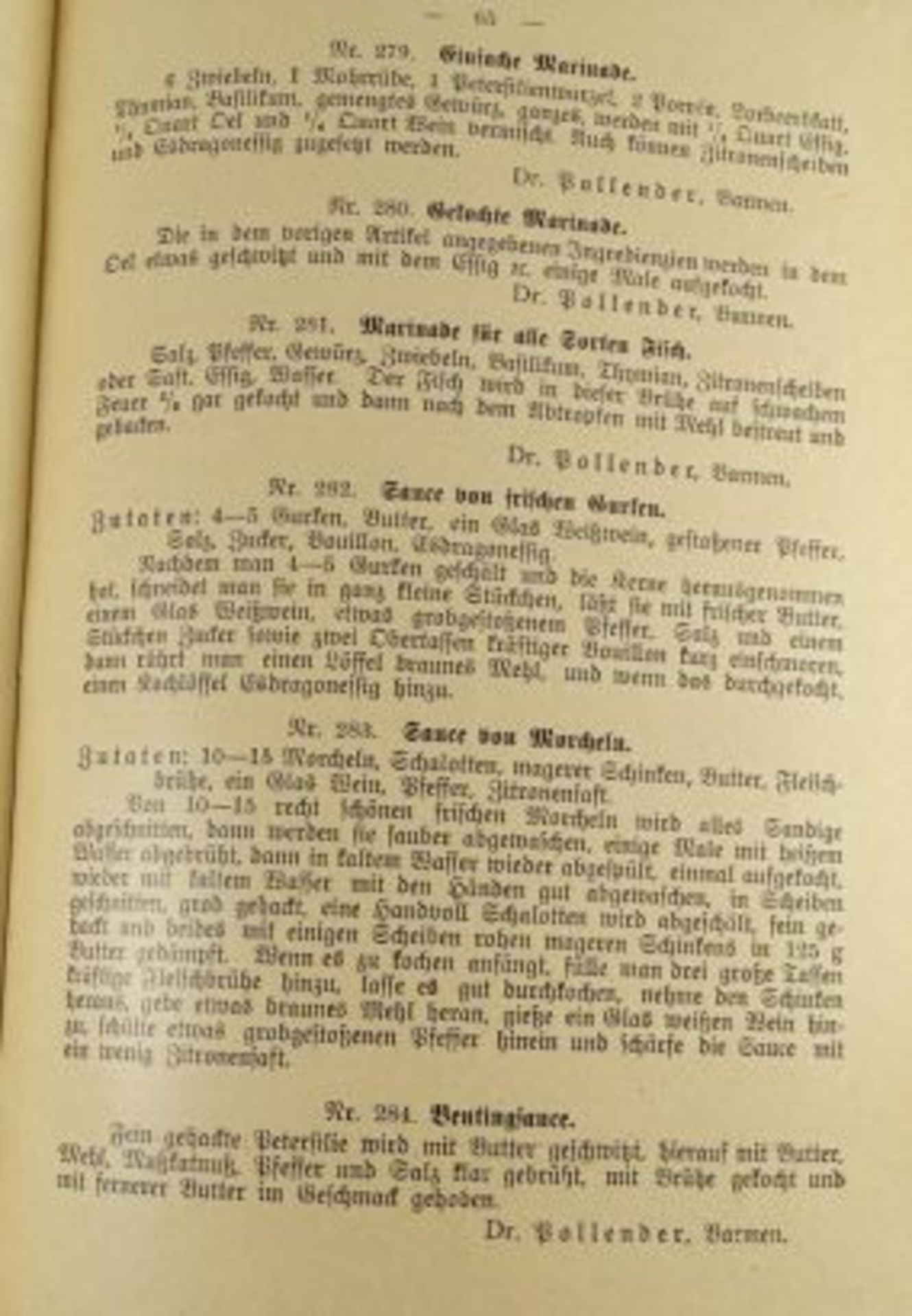 "Allgemeines illustriertes Kochbuch für die deutsche Küche". Ohne Verlagsangaben, 1904 8°. - Bild 5 aus 8