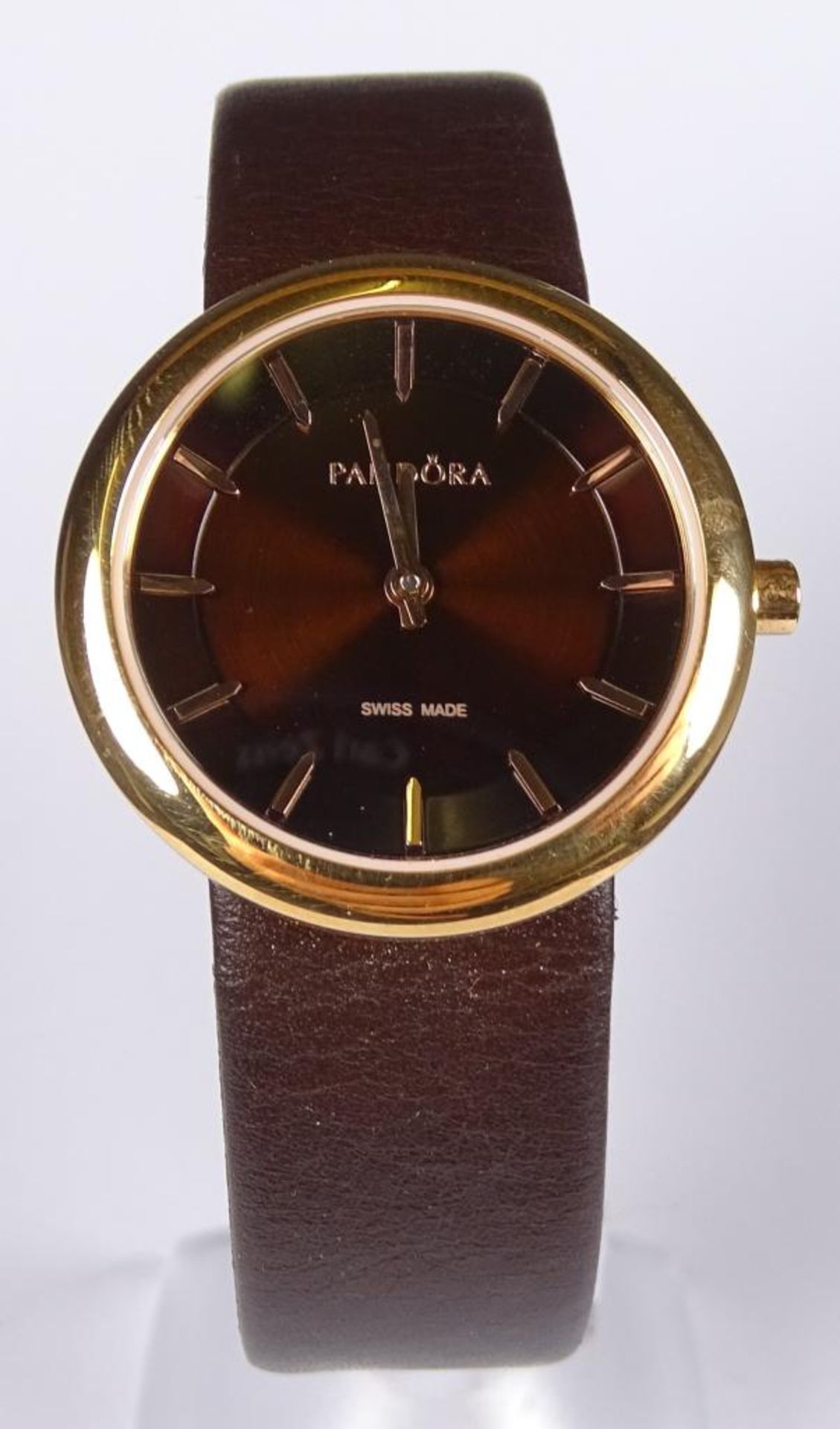 Damen Armbanduhr "Pandora",Quartz,vergoldet,Funktion nicht geprüf