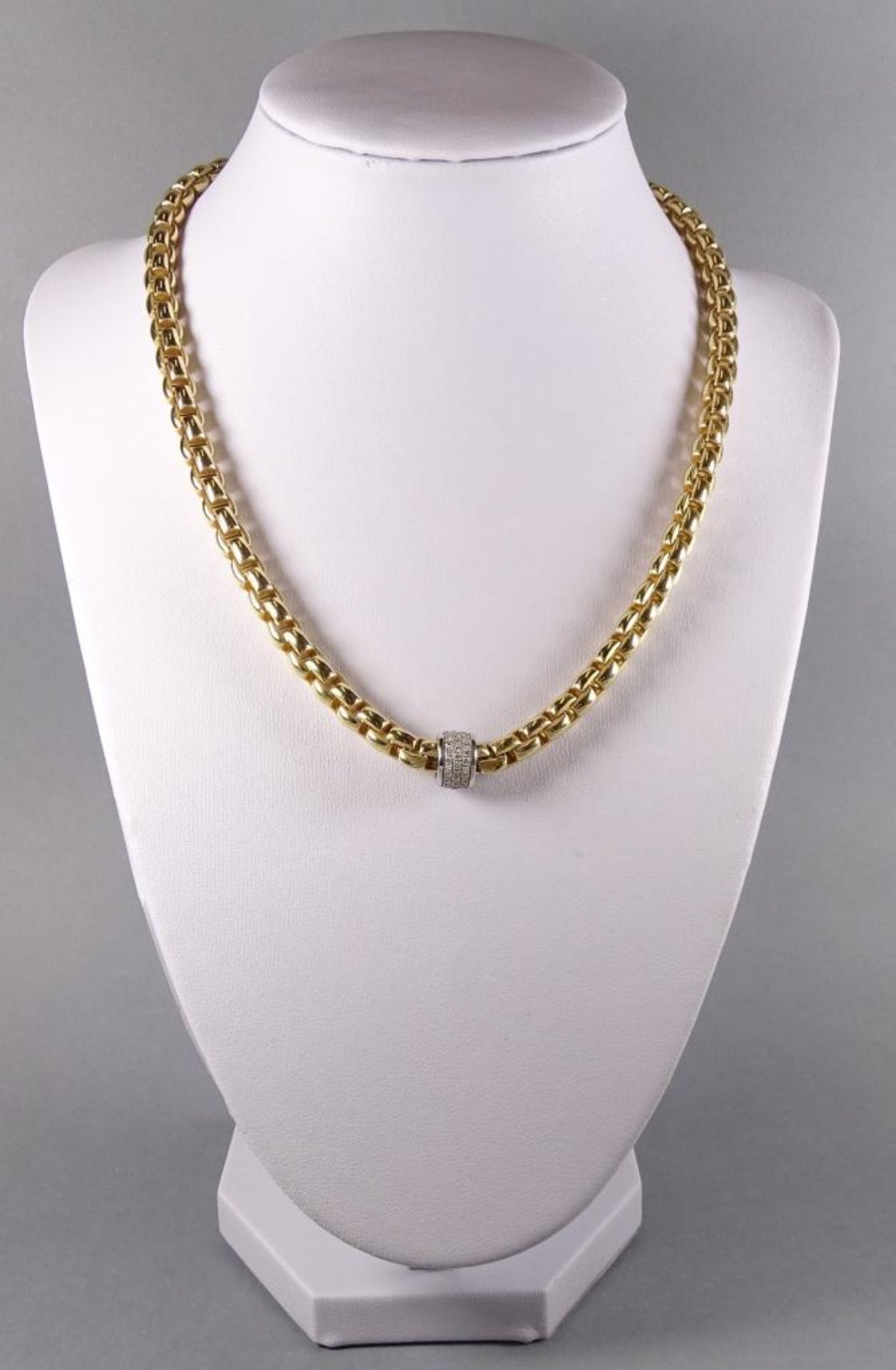 "FOPE FLEX IT"Collier, GG 750/000, made in Italy, MOD.DEP.09,.303 VI, ct.0,53 /09 , Brillanten, - Bild 2 aus 8