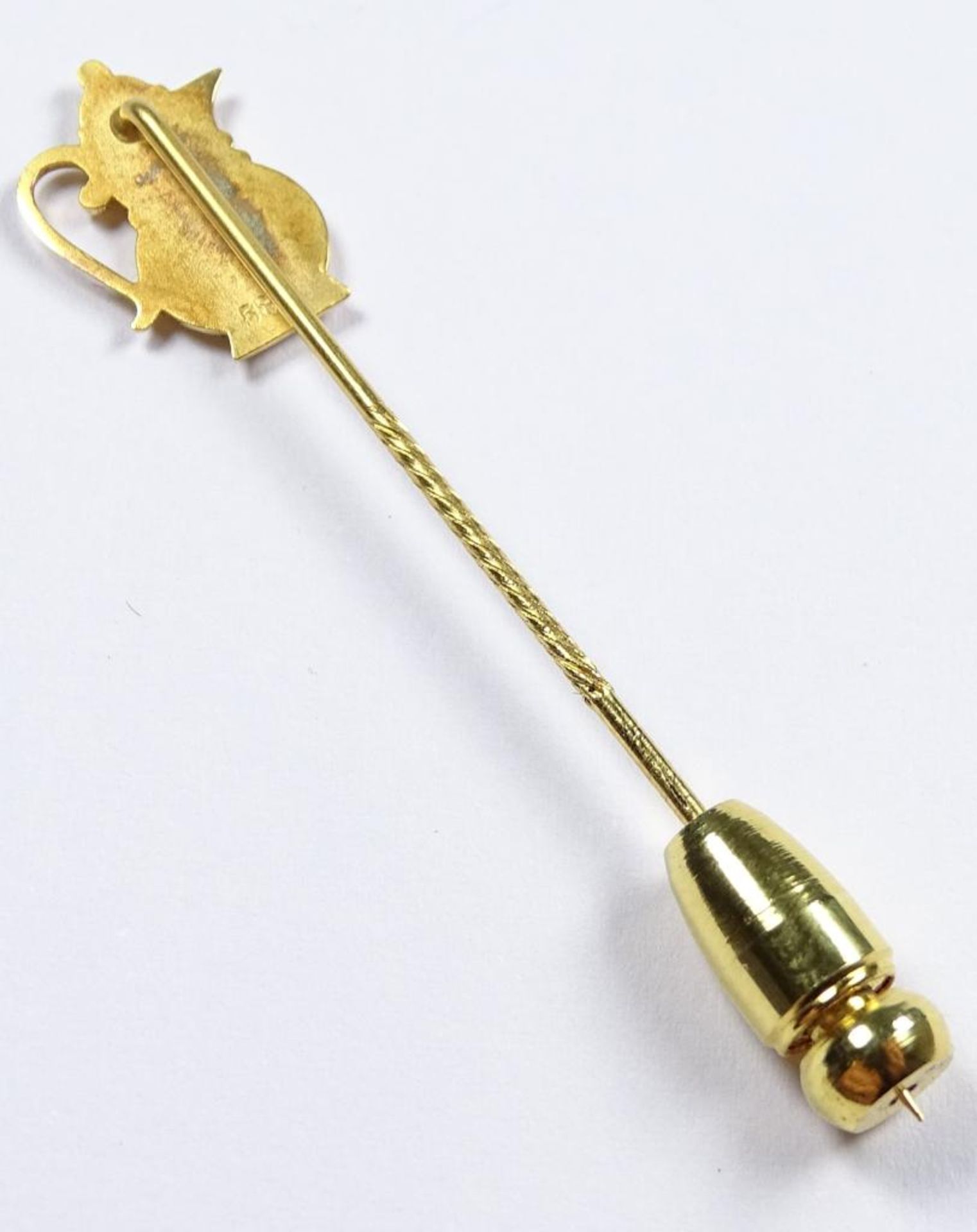 Goldnadel -585- L-5,2cm, 1,6gr., (ohne Verb.Stück gewogen - Bild 2 aus 2