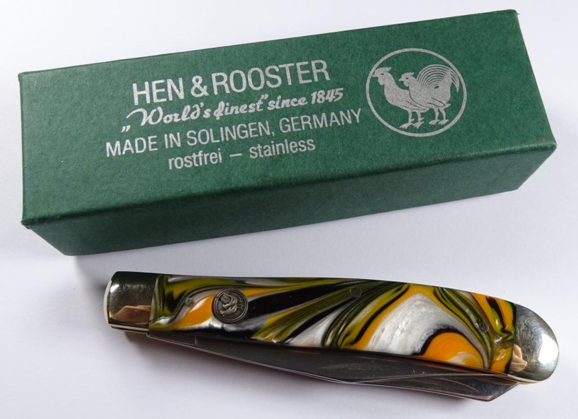 Taschenmesser "Hen&Rooster",OVP,Edelstahl,sehr guter Zustand