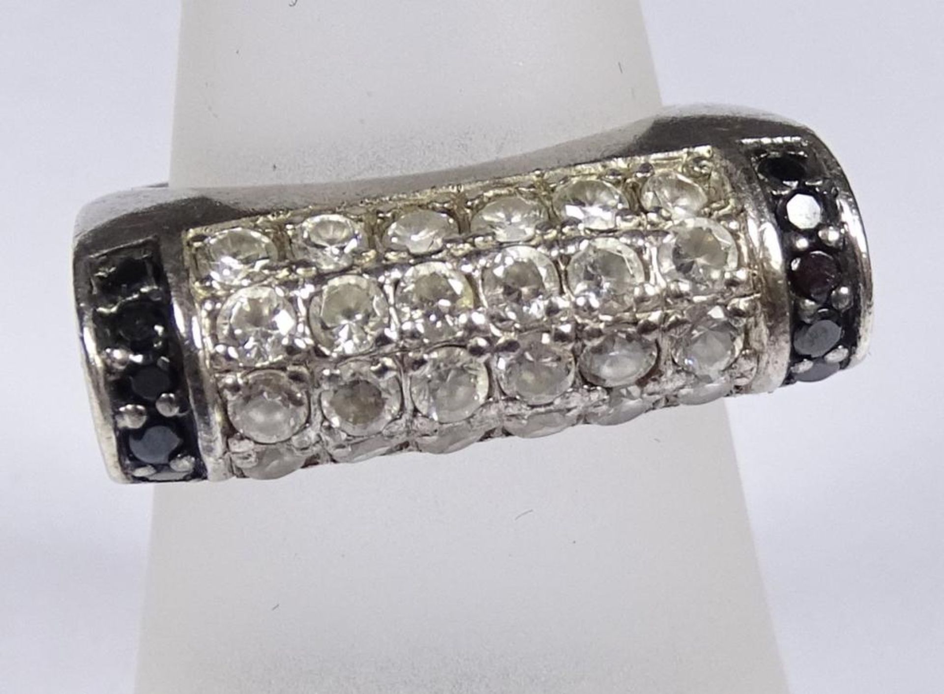 Ring,Silber -925- mit Zirkone, 5,8gr., RG 53