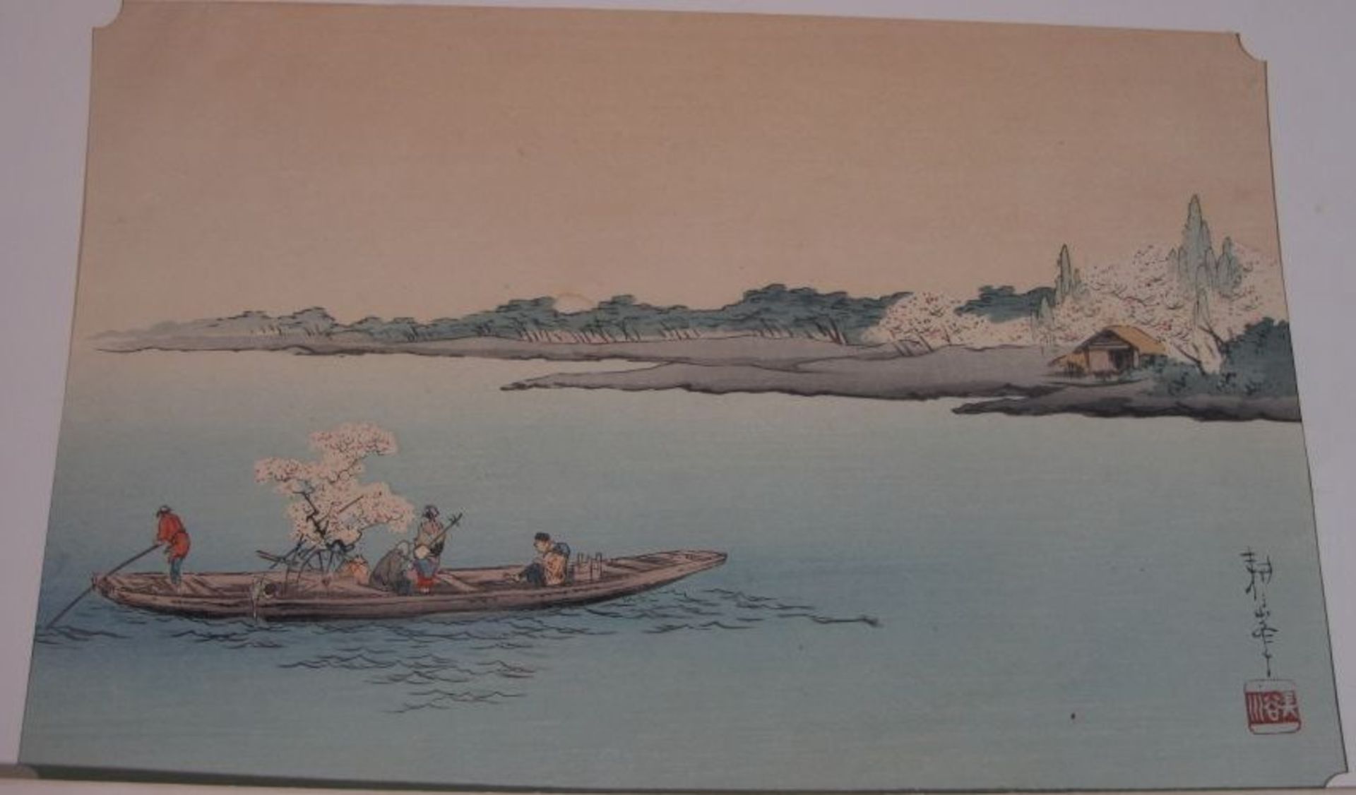 4x japan. Grafiken von Tsuchiya Koitsu und Shoda Koho, ungerahmt, Größte ca. 33,5 x 45cm - Bild 3 aus 4