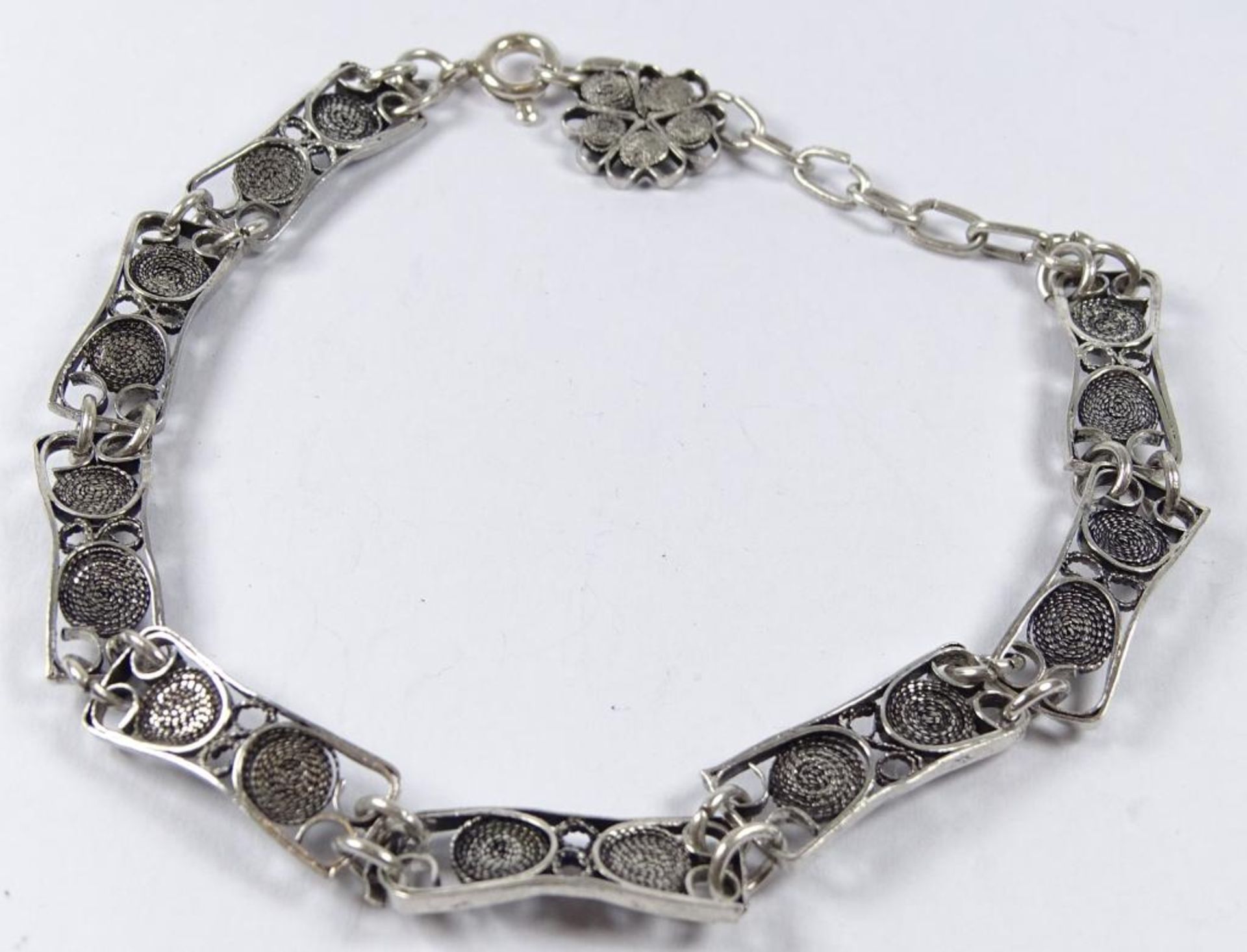 Armband,Silber-geprüft,Filigran,L-16,5-20cm, 5,9gr