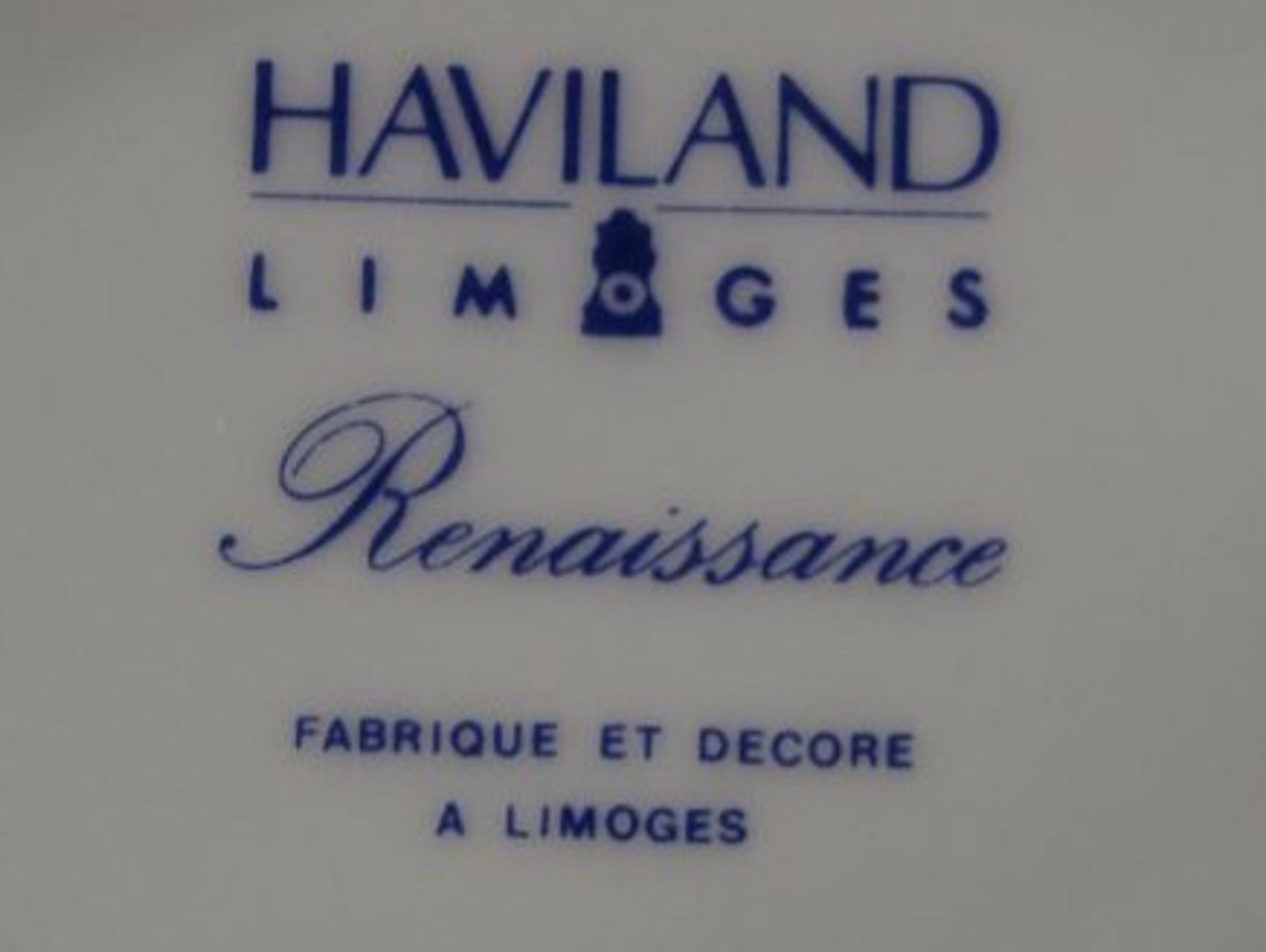kl. Zierdose "Haviland, Limoges", florale Bemalung, H-3cm B-6,5cm, orig. Karton. - Bild 3 aus 3