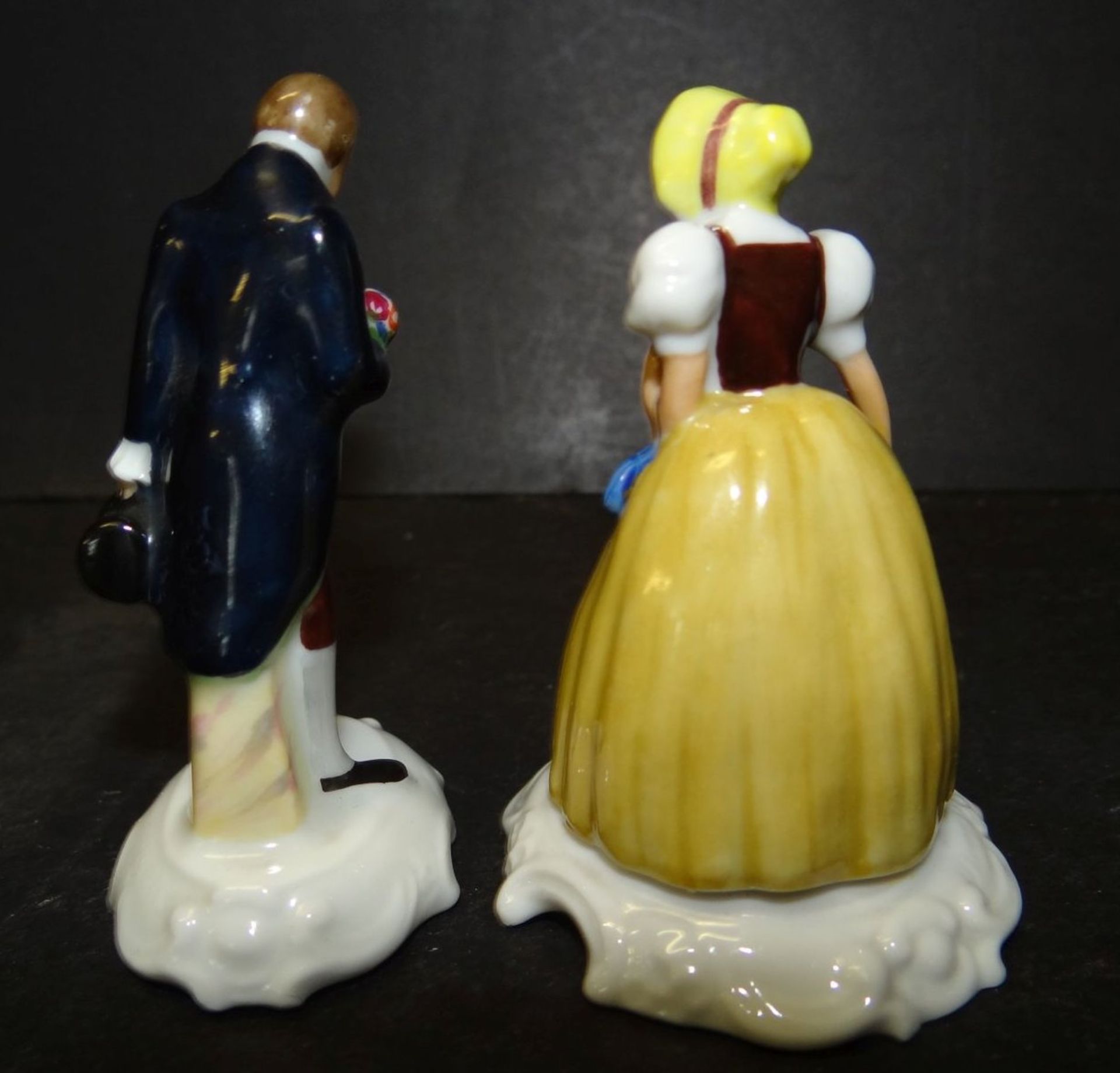 Paar kleine Figuren, Rosenkavalier und Mädchen "Rosenthal", H-6 c - Bild 2 aus 6