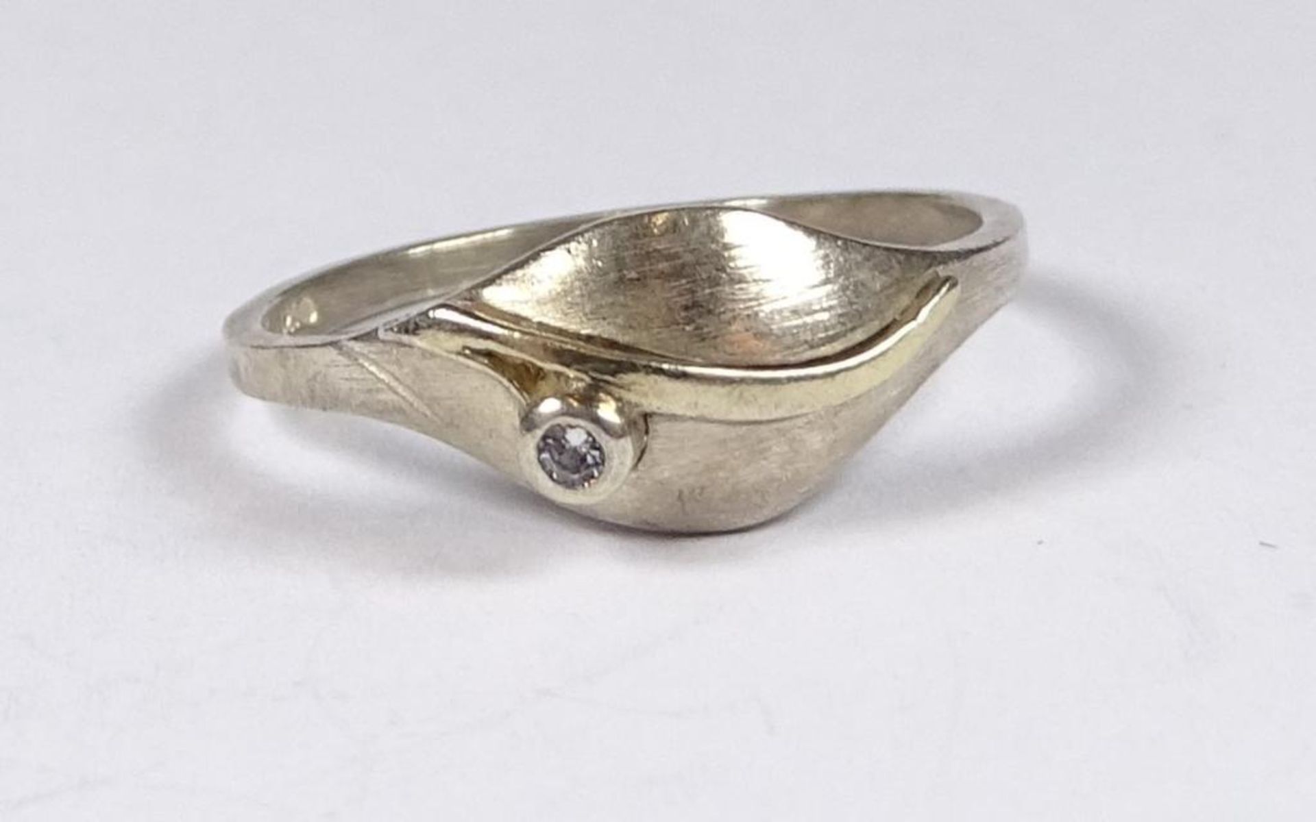 Ring,Silber -925- mit Zirkon,1,7gr., RG 52