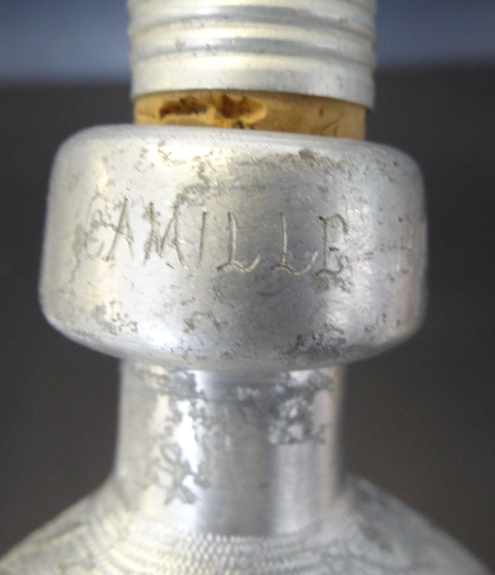 Aluminium-Reservistenflasche, Frankreich, dat. 19.12.1916, H-21 cm - Bild 5 aus 5