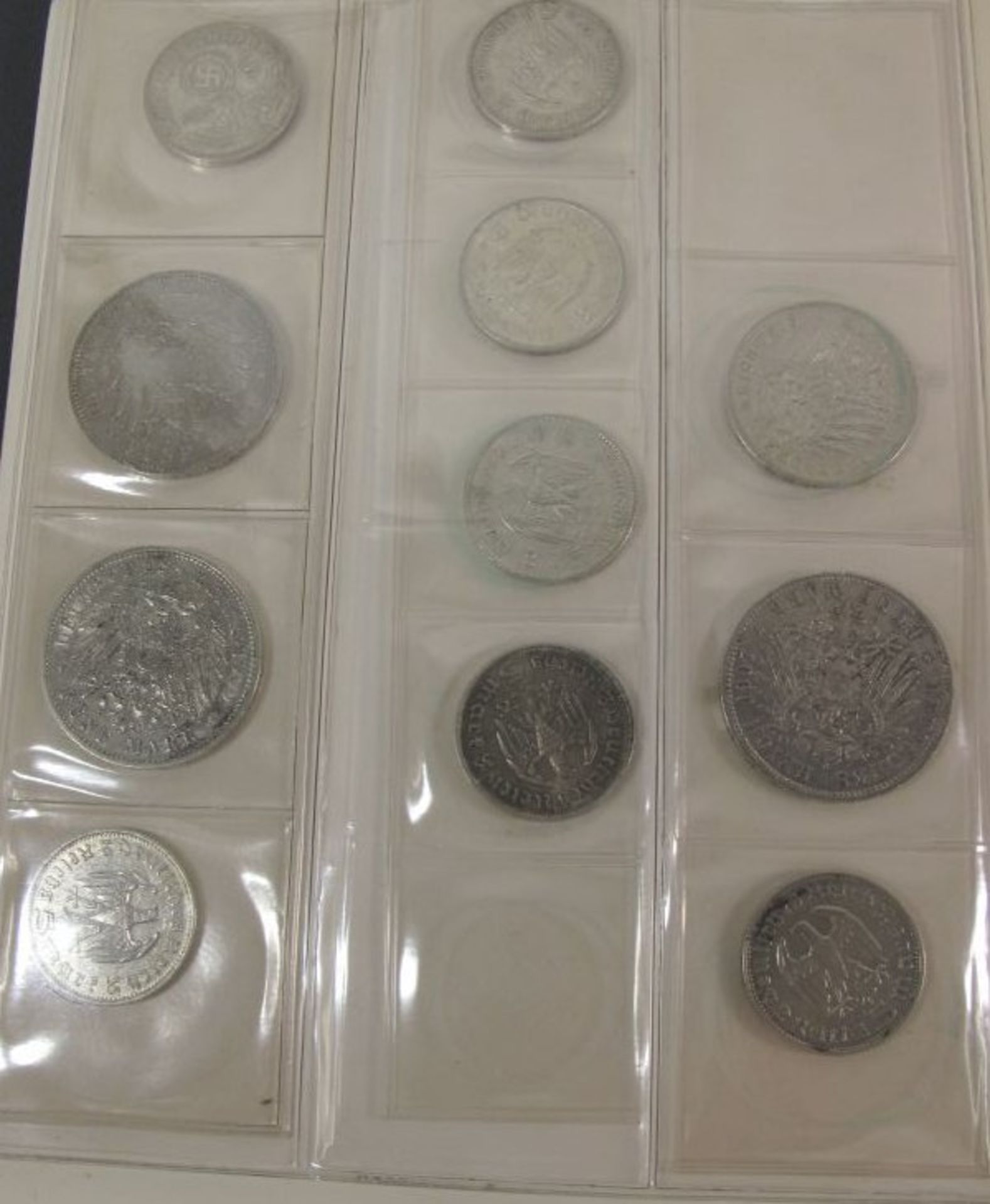 Münzalbum mit ca. 80 div. Münzen "Deutsches Reic - Bild 9 aus 10