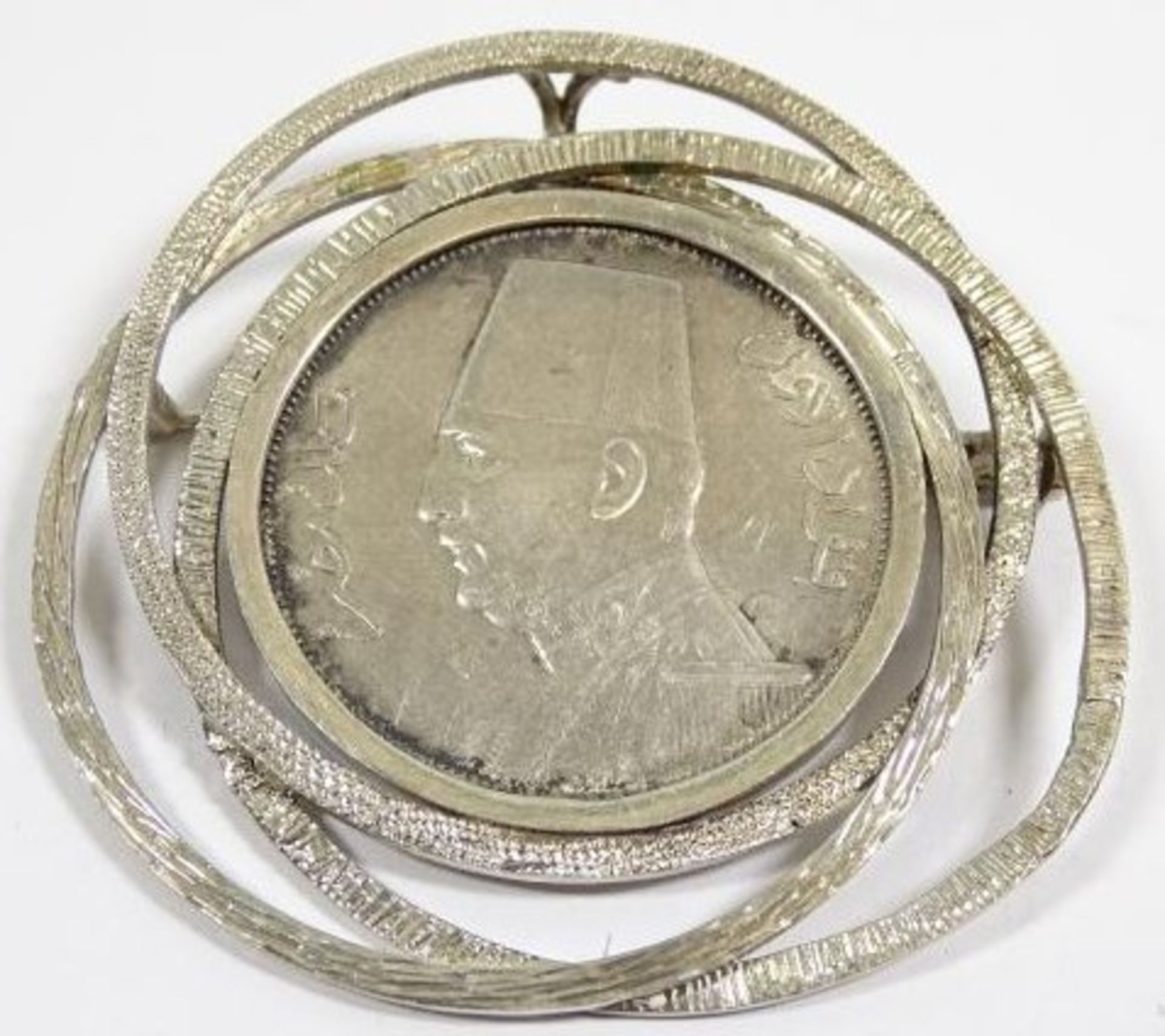 Silber Brosche, Ägypten 27,65 gr
