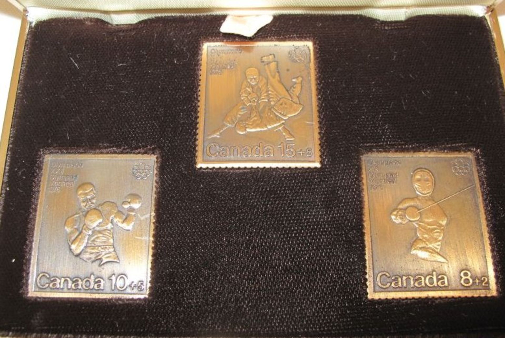 Geschenkkästchen zur Olympiade 1976 in Montreal. - Bild 2 aus 3