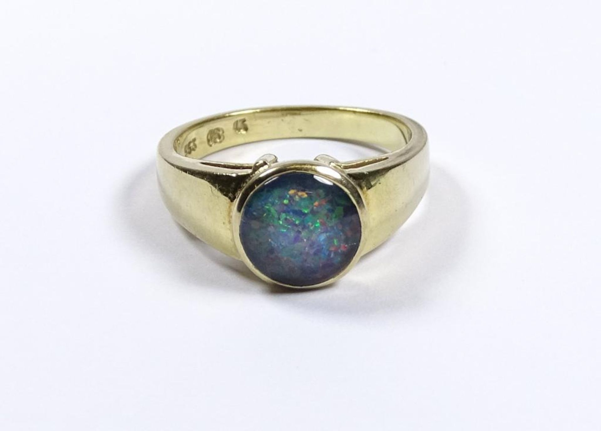 Opal-Ring-GG 333/000, 3,9gr., RG 54 , Opal d- 7,5mm