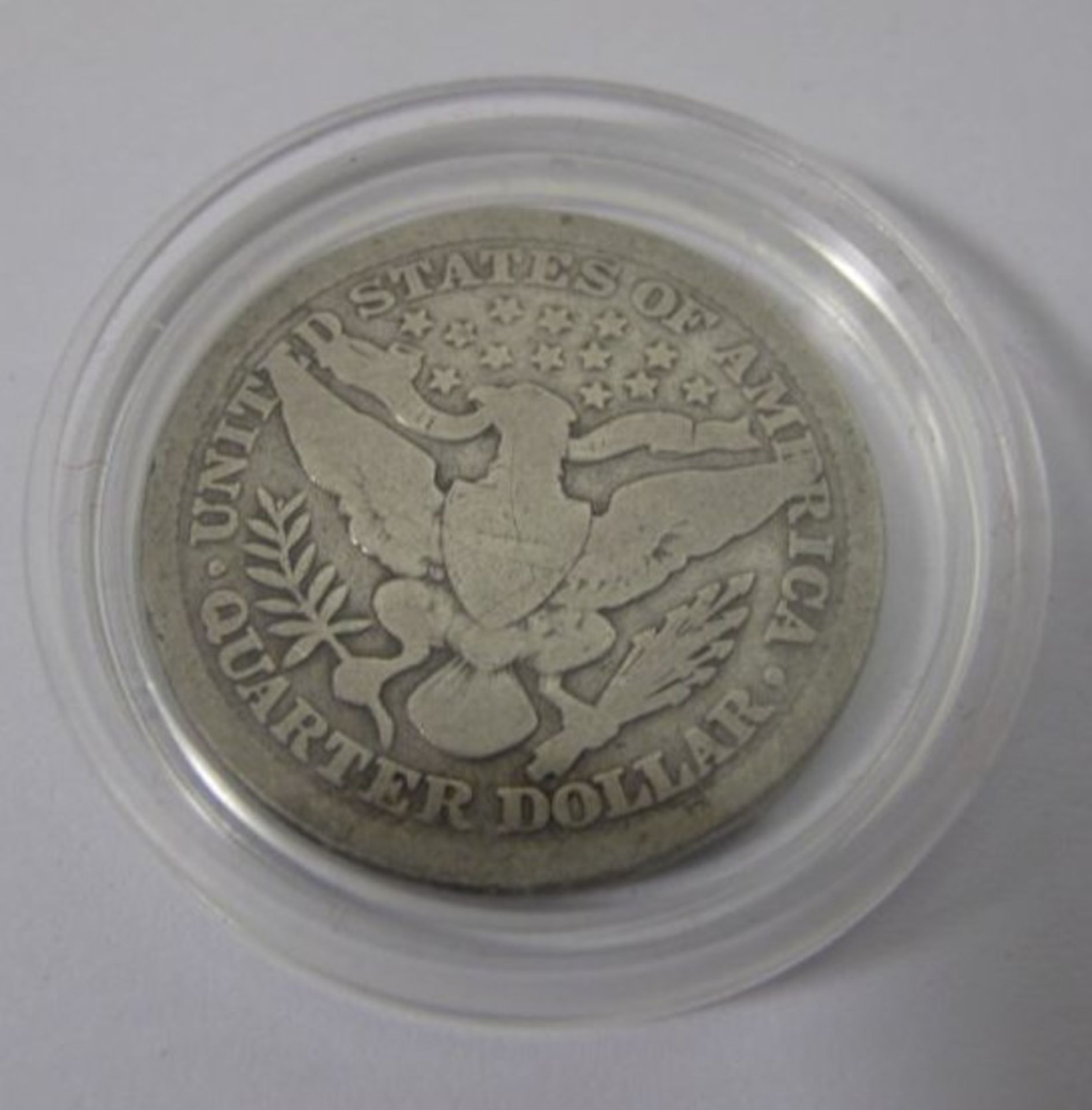 Quarter Dollar 1899, USA, 5,6g, D-2,9cm. - Bild 2 aus 2