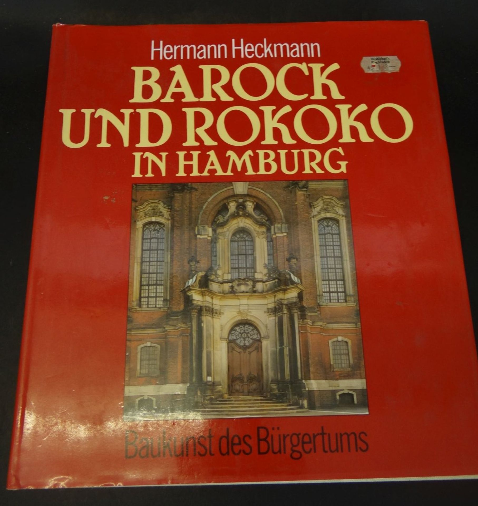 Grossbildband "Barock und Rokoko in Hamburg", guter Zustand