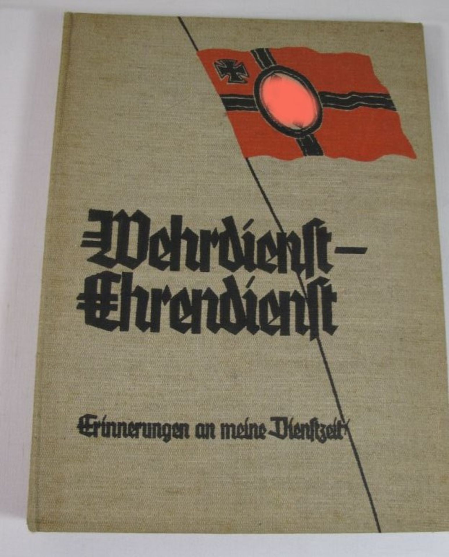 altes unbenutztes Fotoalbum "Wehrdienst-Ehrendienst", 3. Reich.