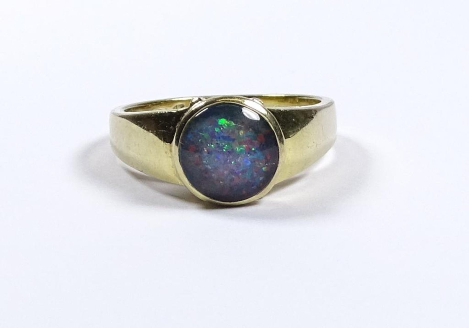 Opal-Ring-GG 333/000, 3,9gr., RG 54 , Opal d- 7,5mm - Bild 2 aus 4